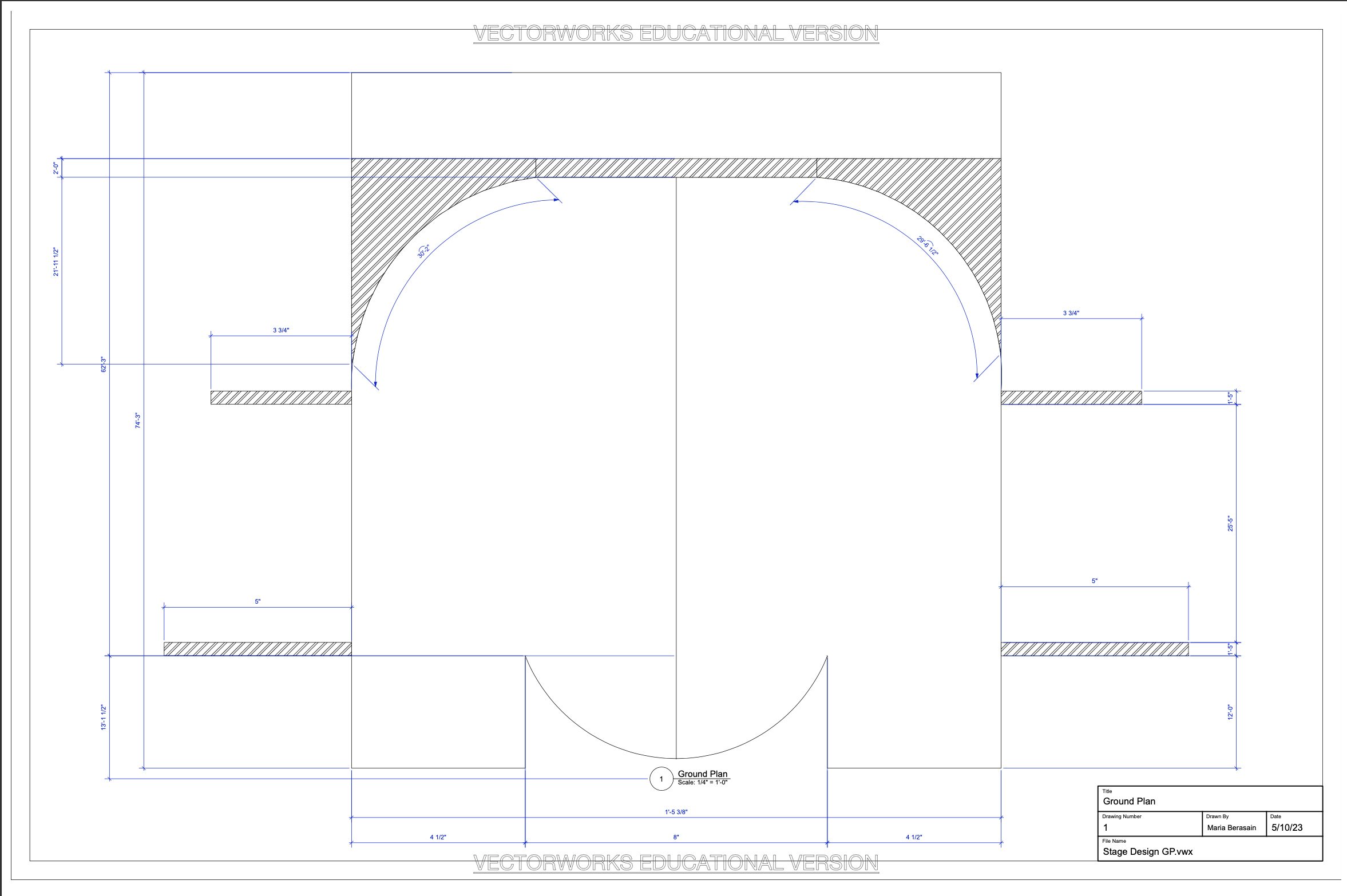 Stage Ground Plan