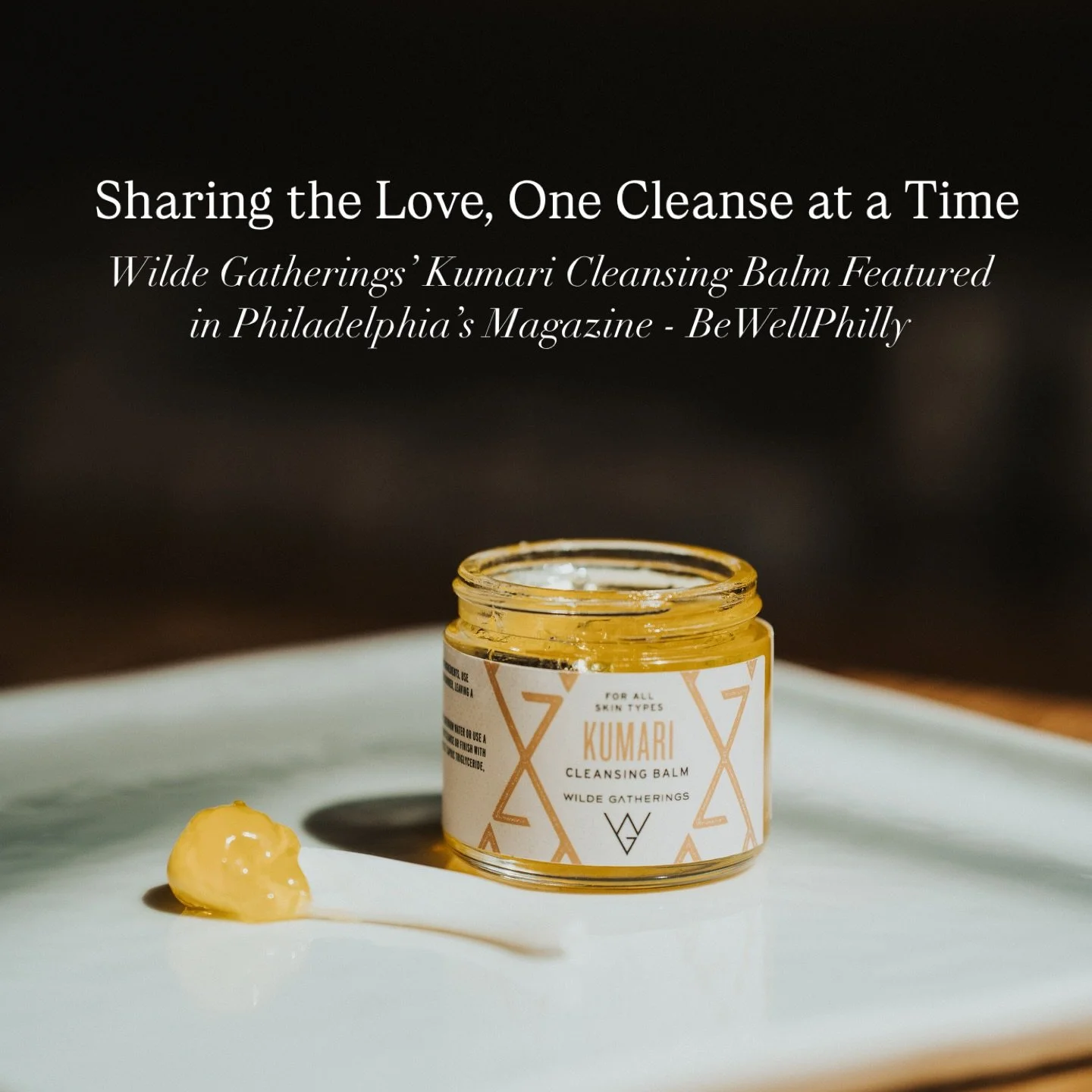 We&rsquo;re so excited to share that one of our favorites, Wilde Gatherings&rsquo; Kumari Cleansing Balm, was featured in Philly Mag&rsquo;s BeWellPhilly - winter skin roundup. ❄️💛 &ldquo;Winter Wonders: How to save your skin this winter&rdquo; Link
