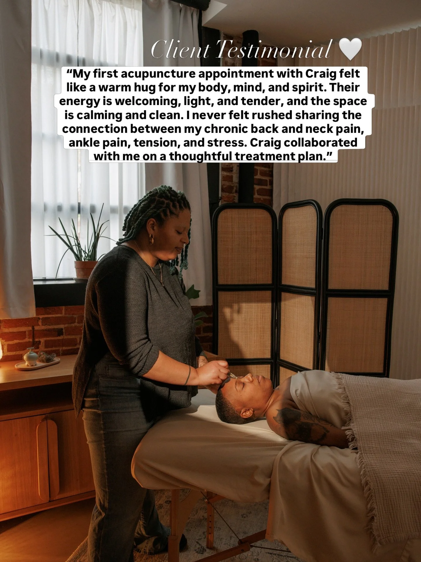 We love hearing from our clients and learning about their experiences. Creating a space where people feel heard, supported, and comfortable is always our goal. Thank you for trusting us with your care and healing journey. ✨