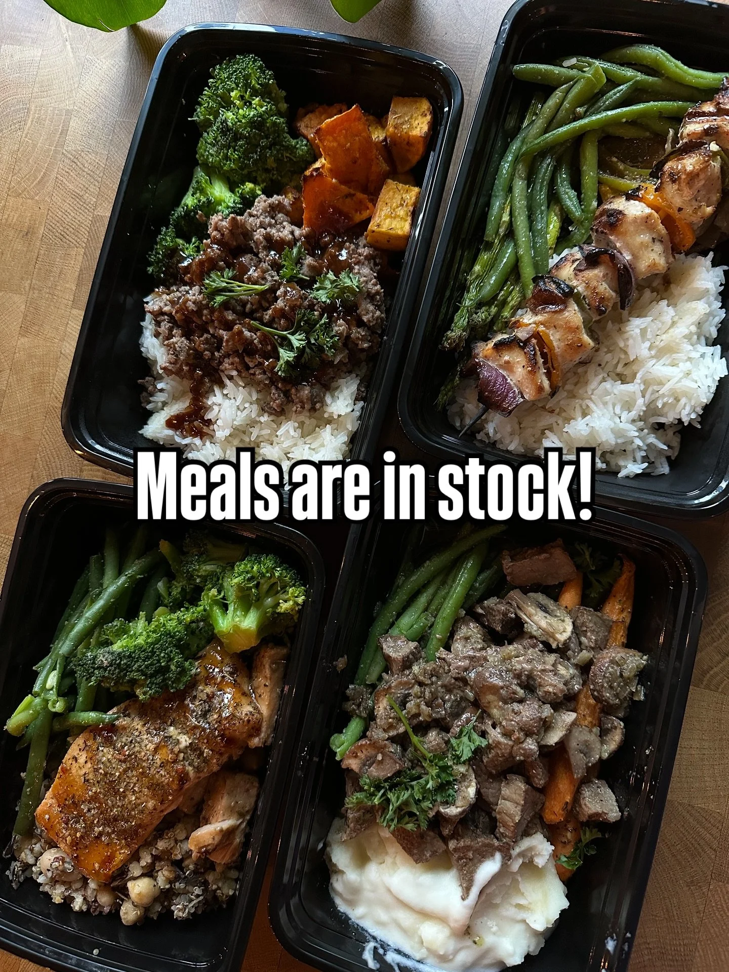 Meals are back in stock and ready for pickup! Get the absolute best quality, high protein meals right here. 
This weeks menu:
&bull;herb crusted salmon
&bull;Mediterranean chicken skewers
&bull;ground bison bowl
&bull;beef bourguignon

#mbrsonly #orl