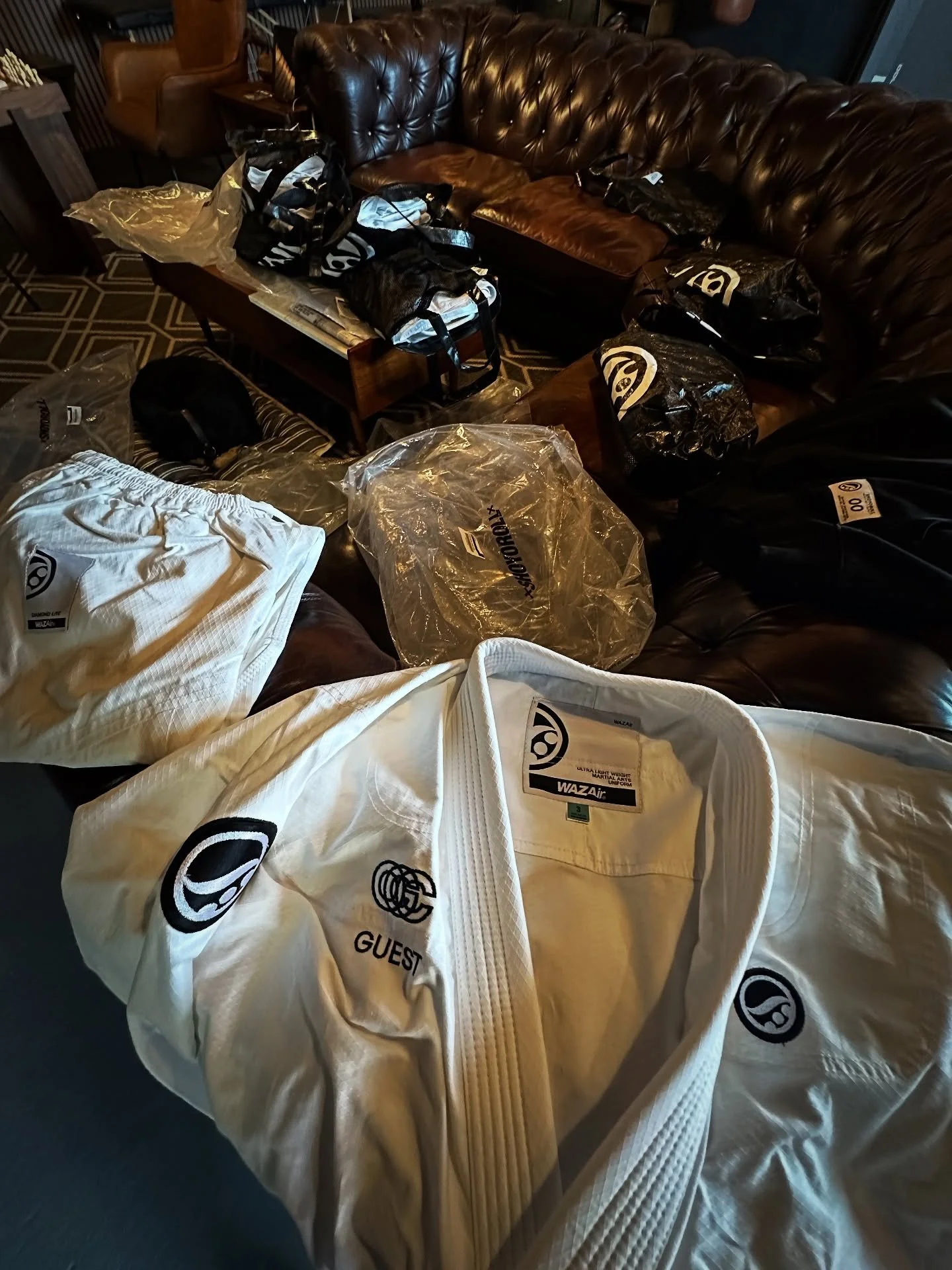 Only the best for our guests &bull; Having a first-timer start off their first class feeling good and looking like a part of the team in a quality garment is absolutely essential for their experience &bull; You never forget your first time so we want