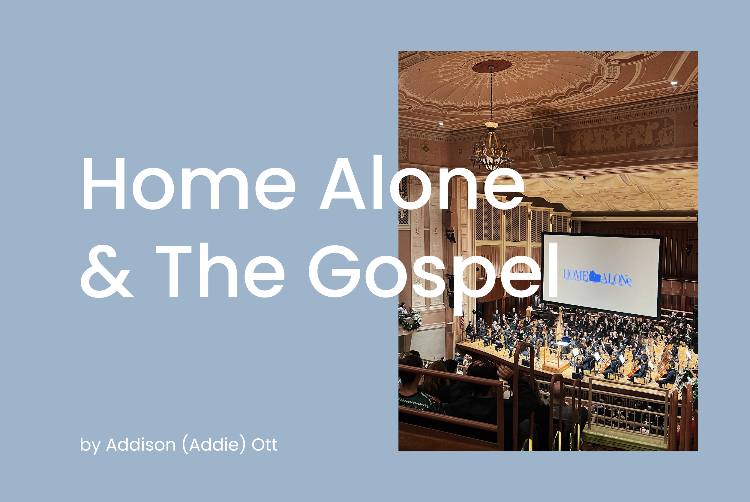 Home Alone &amp; The Gospel