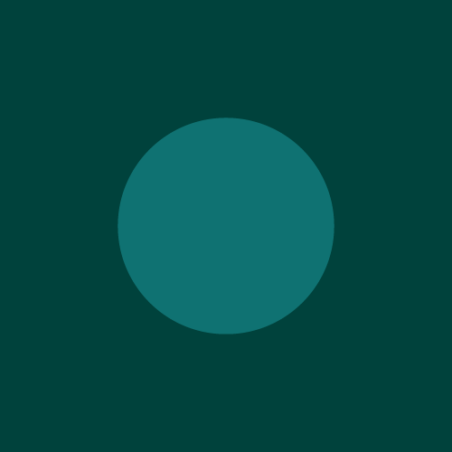 Teal Circle Icon