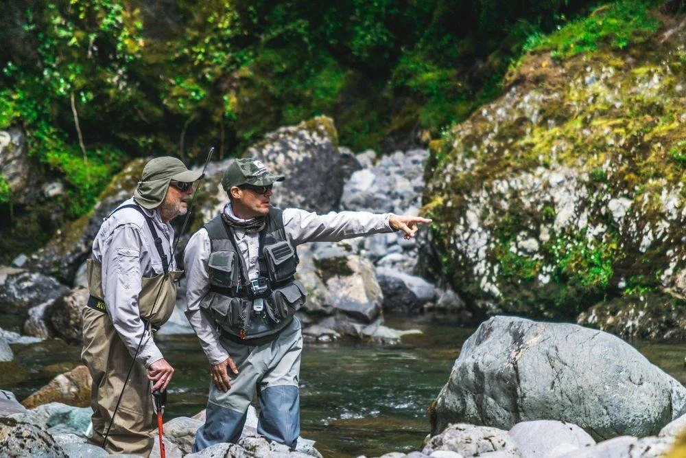Peter Kasper from Australia giving a testimonial about Glenn "Beachy" Beach and Go Fish Kiwi trout tours. Highly Recommended Fishing Guide for Trout