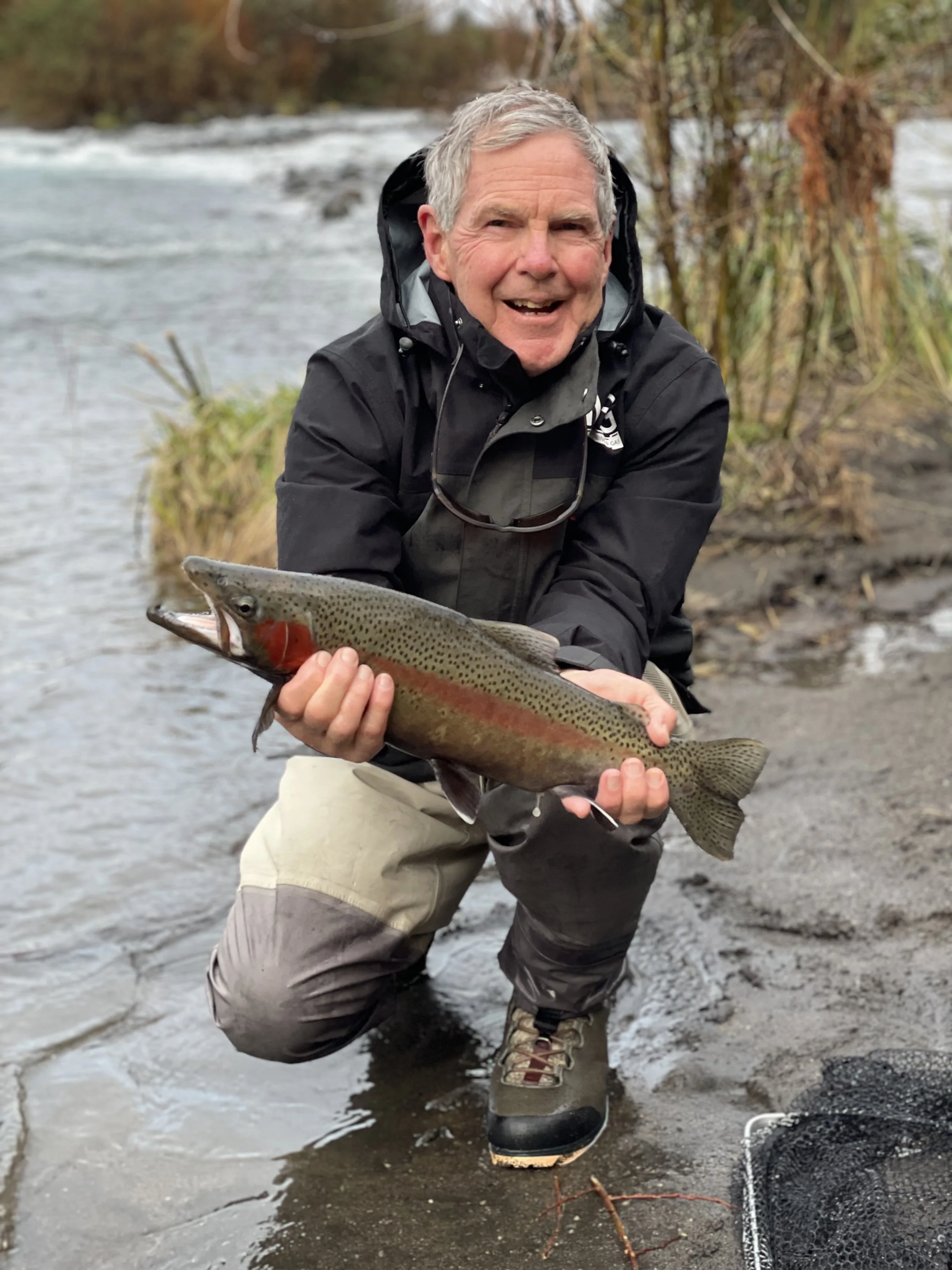 John Sautelle from Australia giving a testimonial about Glenn "Beachy" Beach and Go Fish Kiwi trout tours. Steelhead, Rainbow Trout, Hunting and fishing New Zealand, Taupo