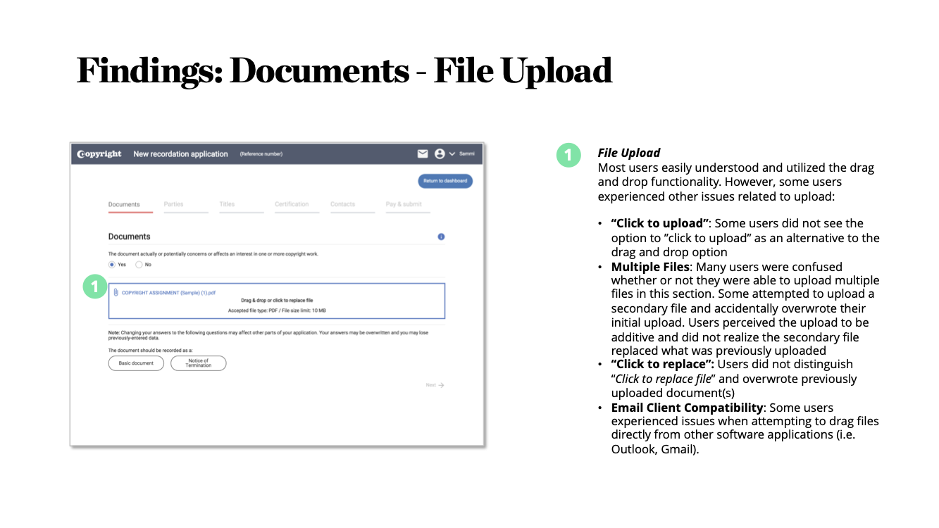 Some users experienced other issues related to upload: 'Click to upload'  • Multiple Files • 'Click to replace' • Email Client Compatibility.