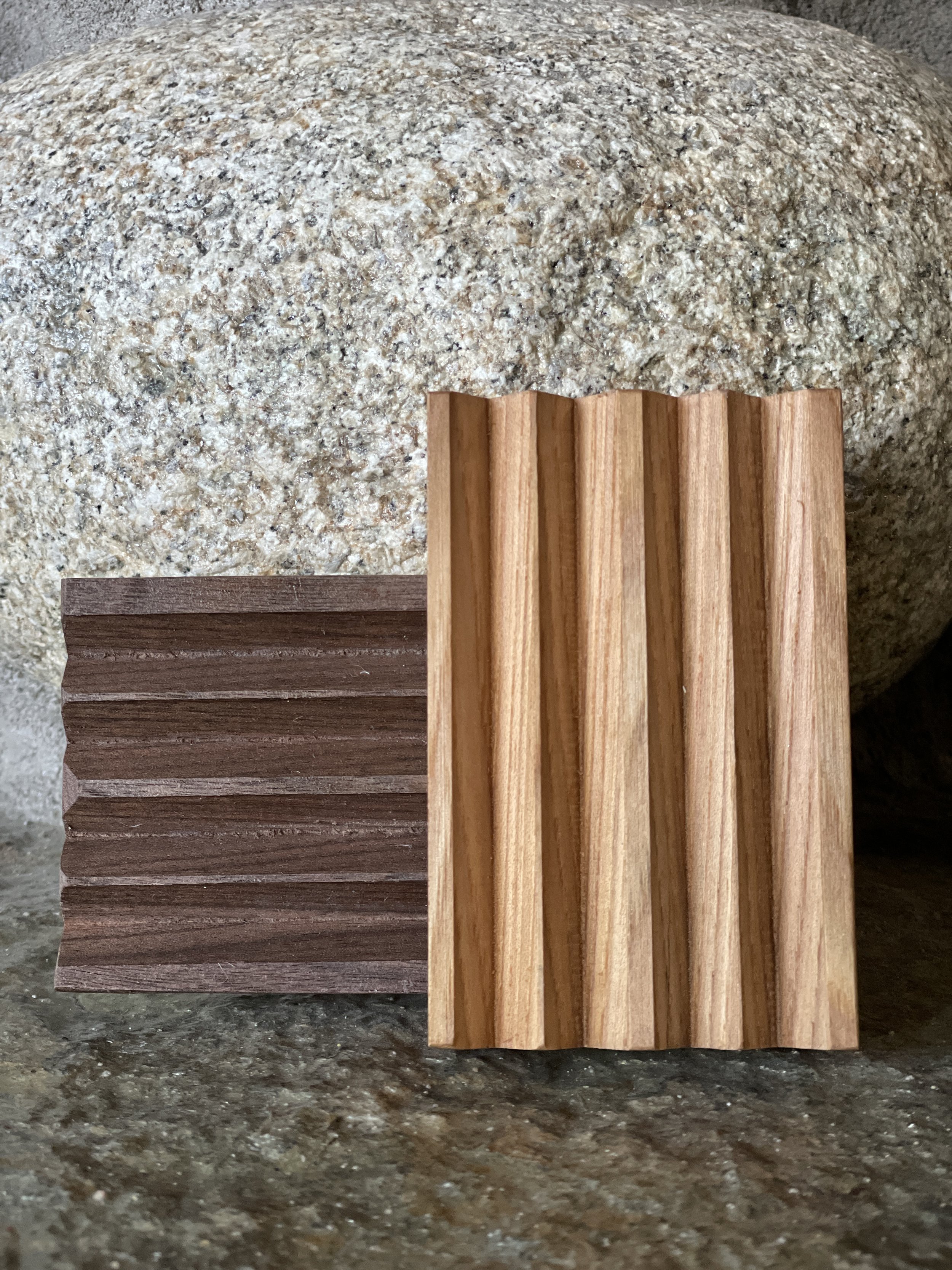 Hand made soap dish (hickory)