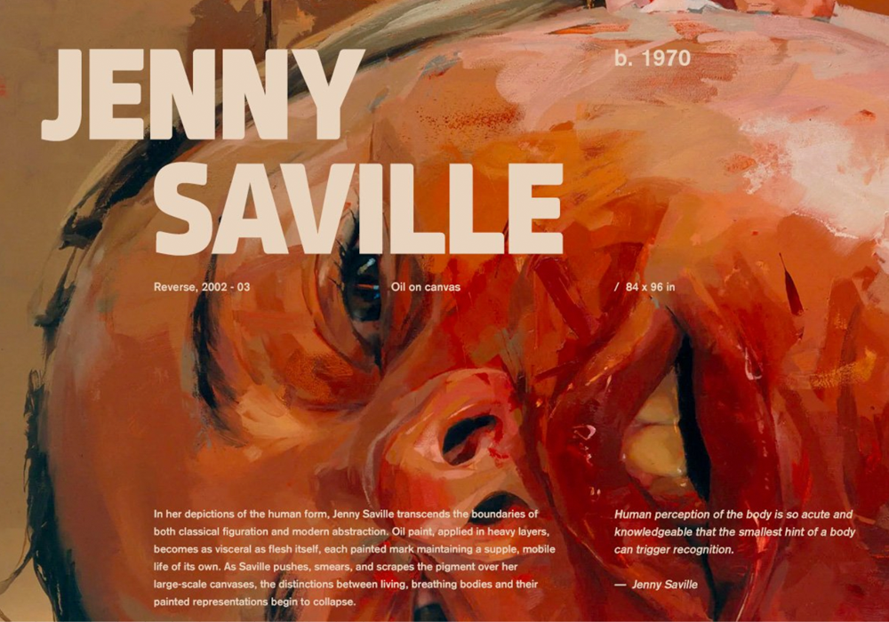 Jenny Saville Retrospective