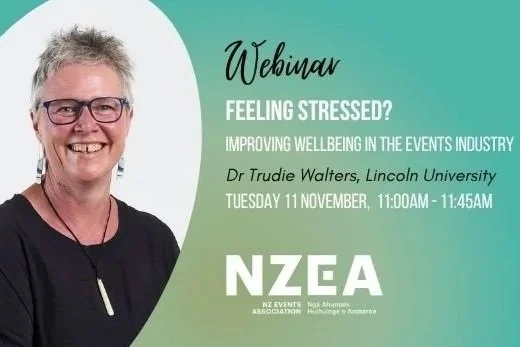 Feeling stressed? Improving wellbeing in the events industry