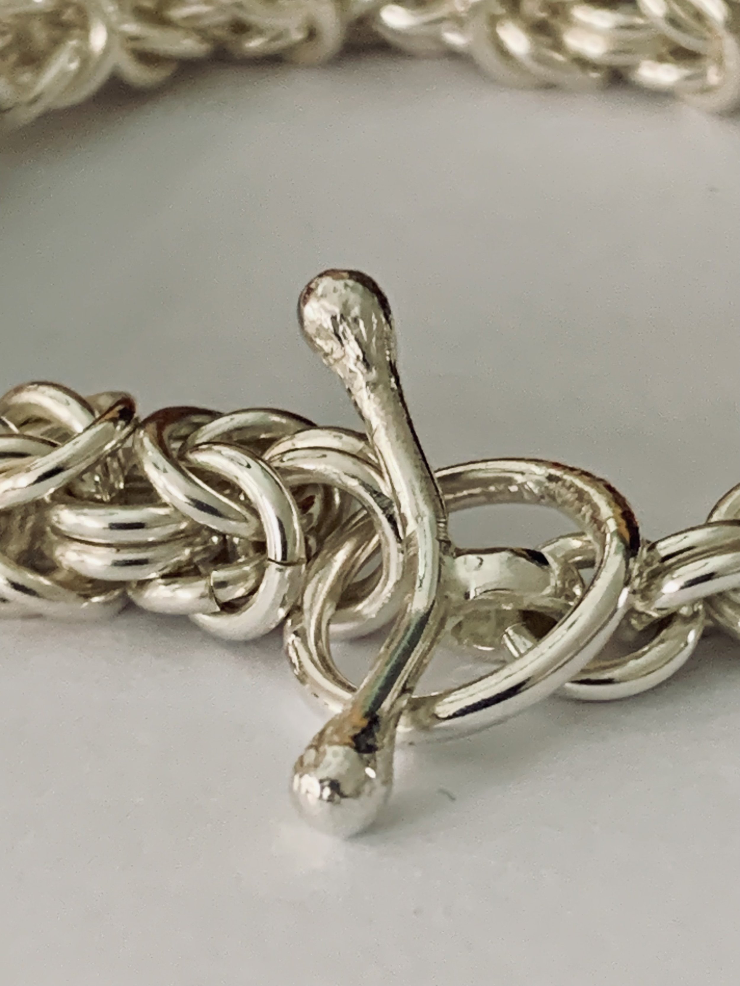 Chainmaille bracelet - clasp detail.jpeg