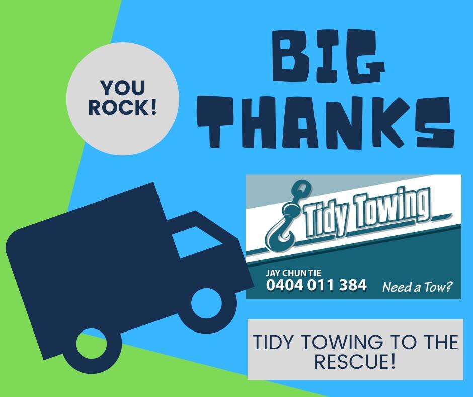 - HUGE SHOUT OUT!!! - 

Big thanks to Tidy Towing for coming to Townsville Pop Fest's rescue today and safely transporting all our flat pack panels, frames &amp; props over to the stadium! Thanks to you our convention will look AMAZING!!! We really d