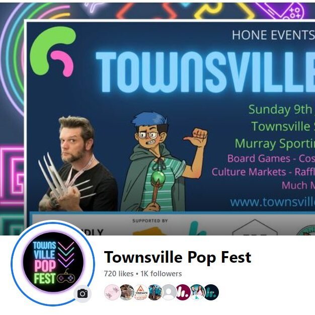 On Convention Eve, you all rallied together and blessed us with 1000 followers ❤ 
We feel so loved and supported by our community and hope to pay you back ten fold by holding amazing events like Townsville Pop Fest! 🥳🥳 Due to it being so close to t