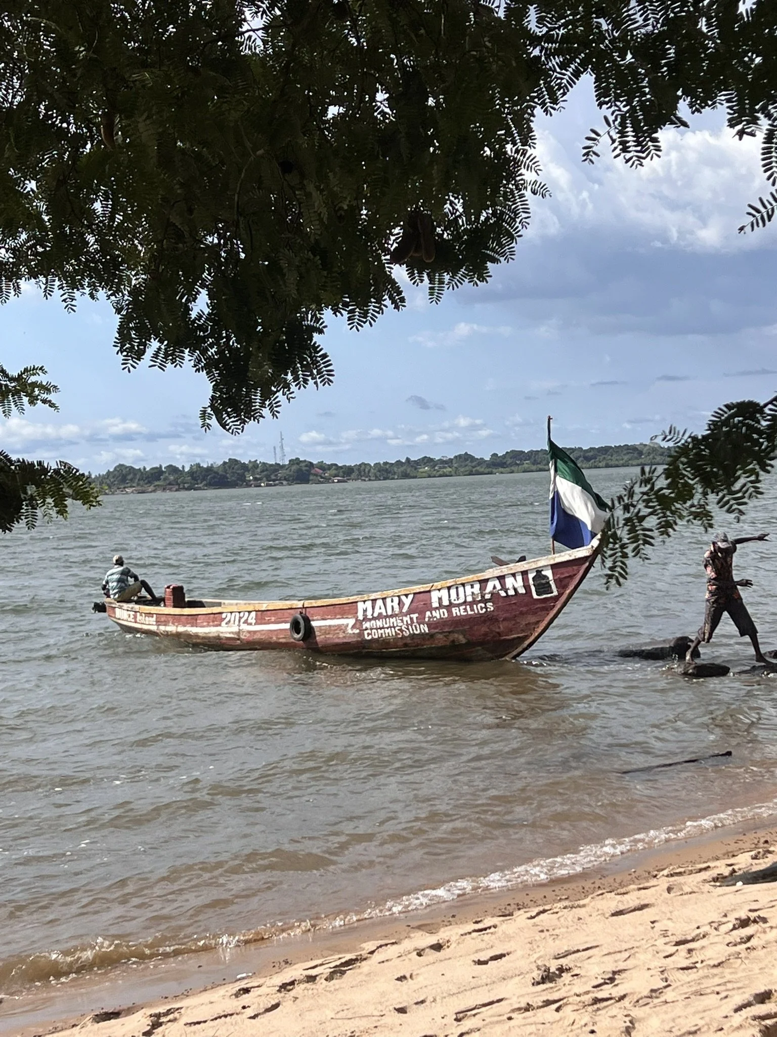 Shore of Bunce Island, Sierra Leone