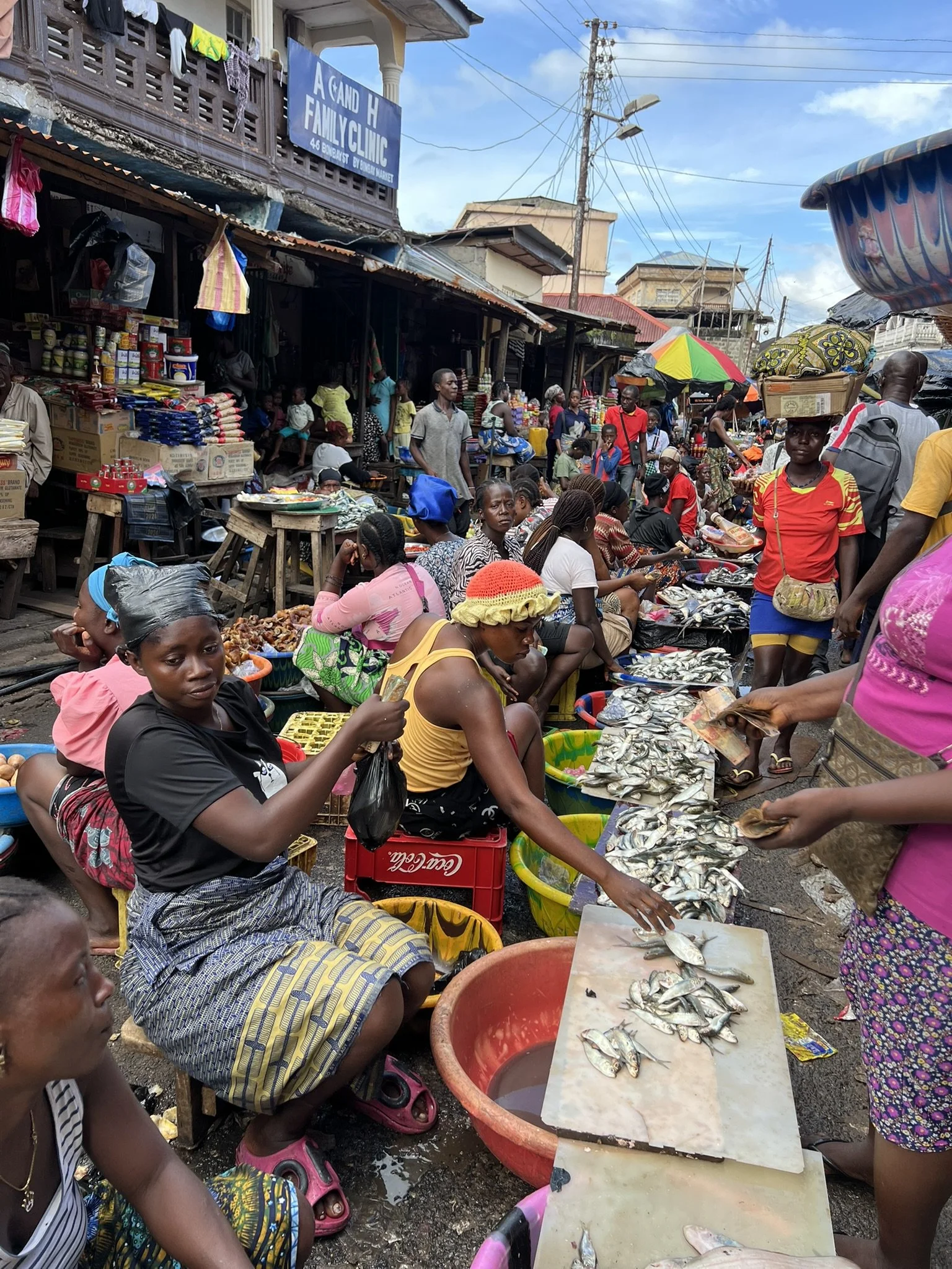 Dove Cot Market, Sierra Leone