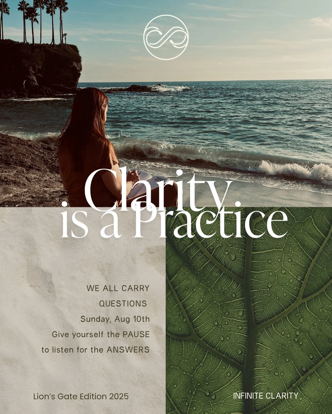 So often we feel confused about or are trying to find clarity on something important in our lives.
And it&rsquo;s not always easy to slow down on your own.

Next Sunday morning (Aug. 10), come breathe, reflect, and reconnect to your inner knowing &md