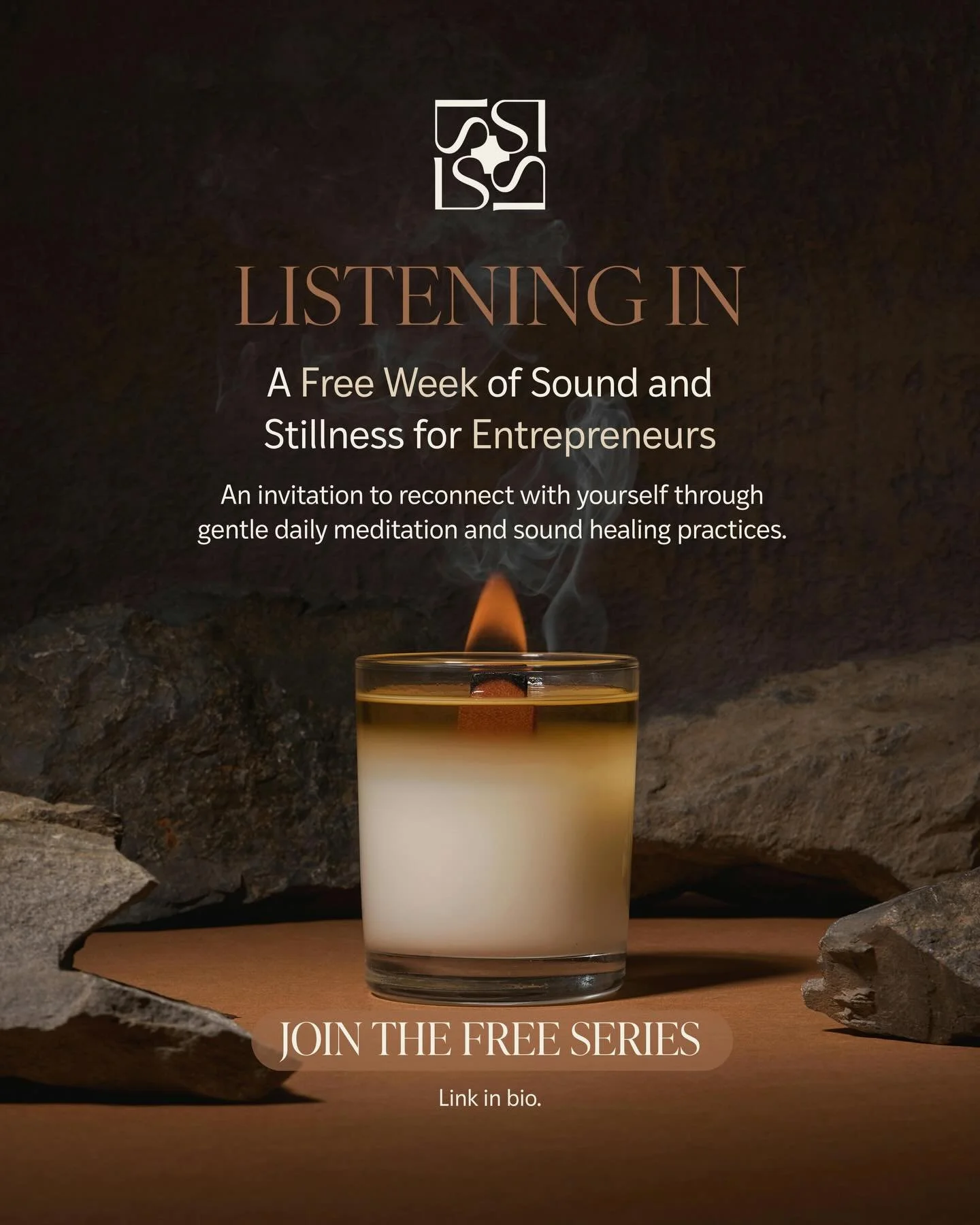 There is a quieter place within you that already knows.

Listening In is a free week of sound and stillness to help
you return to that place.

Just ten minutes a day to pause, listen, and reconnect with
your inner guidance.

No pressure. Nothing to f
