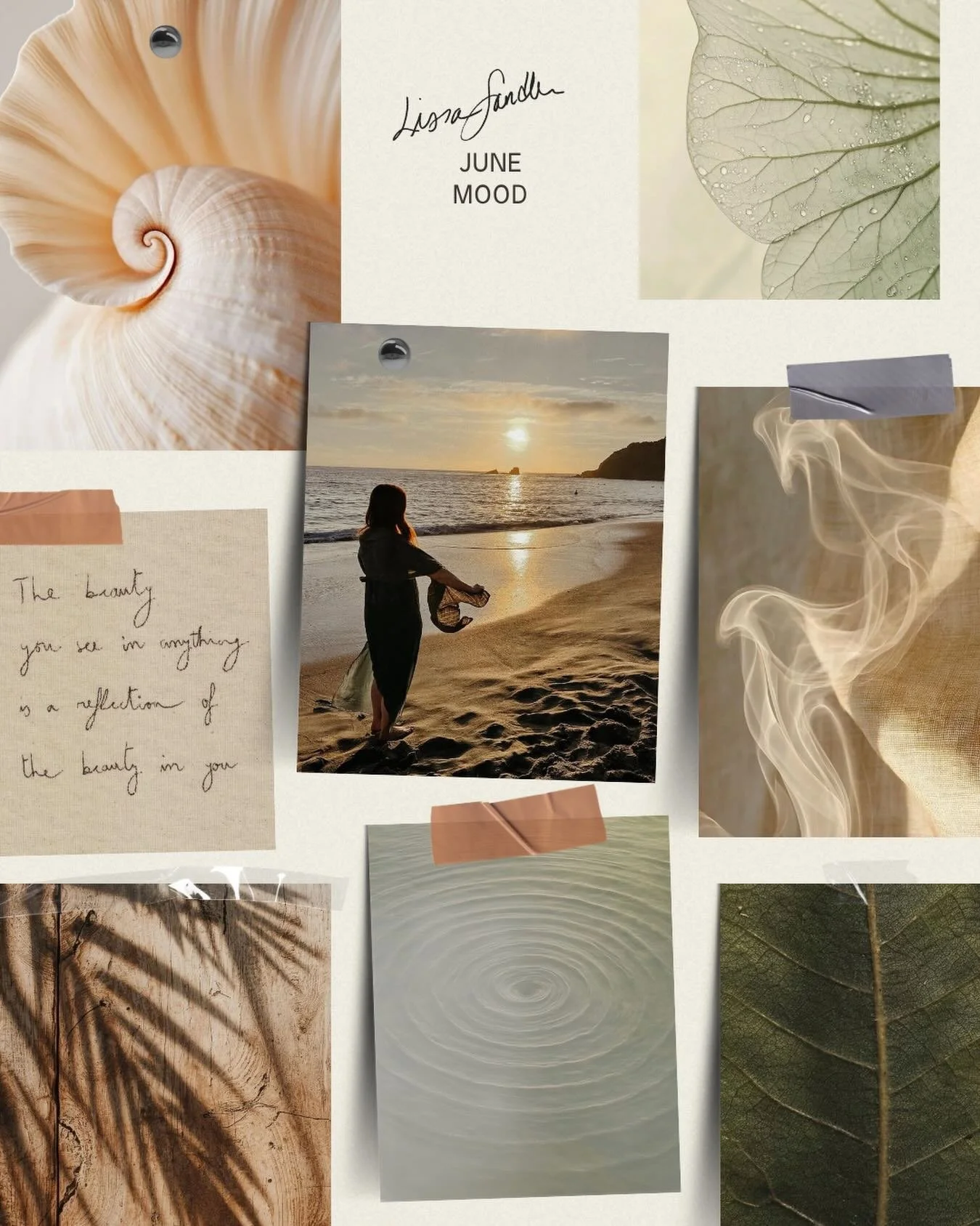 June Mood - simple, reflective, meditative

By spending the first minutes of my day in quiet reflection, in meditation, it is possible to set the energetic fractal my day will grow outward from. I learned this beautiful and very effective practice fr