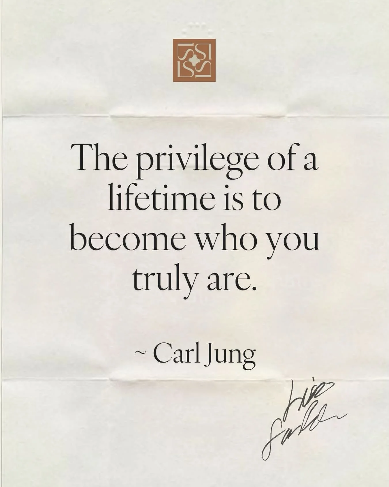Becoming who you truly are is often about releasing who you have "learned to be" and then returning to the wisdom, truth, and steadiness already within you.
