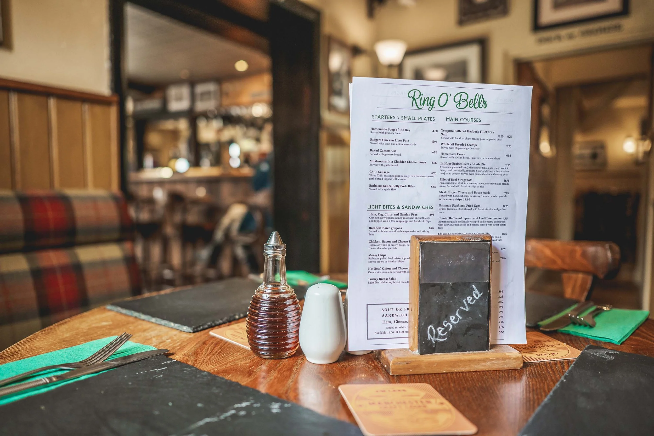 The Ring O' Bells, Frodsham Excellent Food & Drink