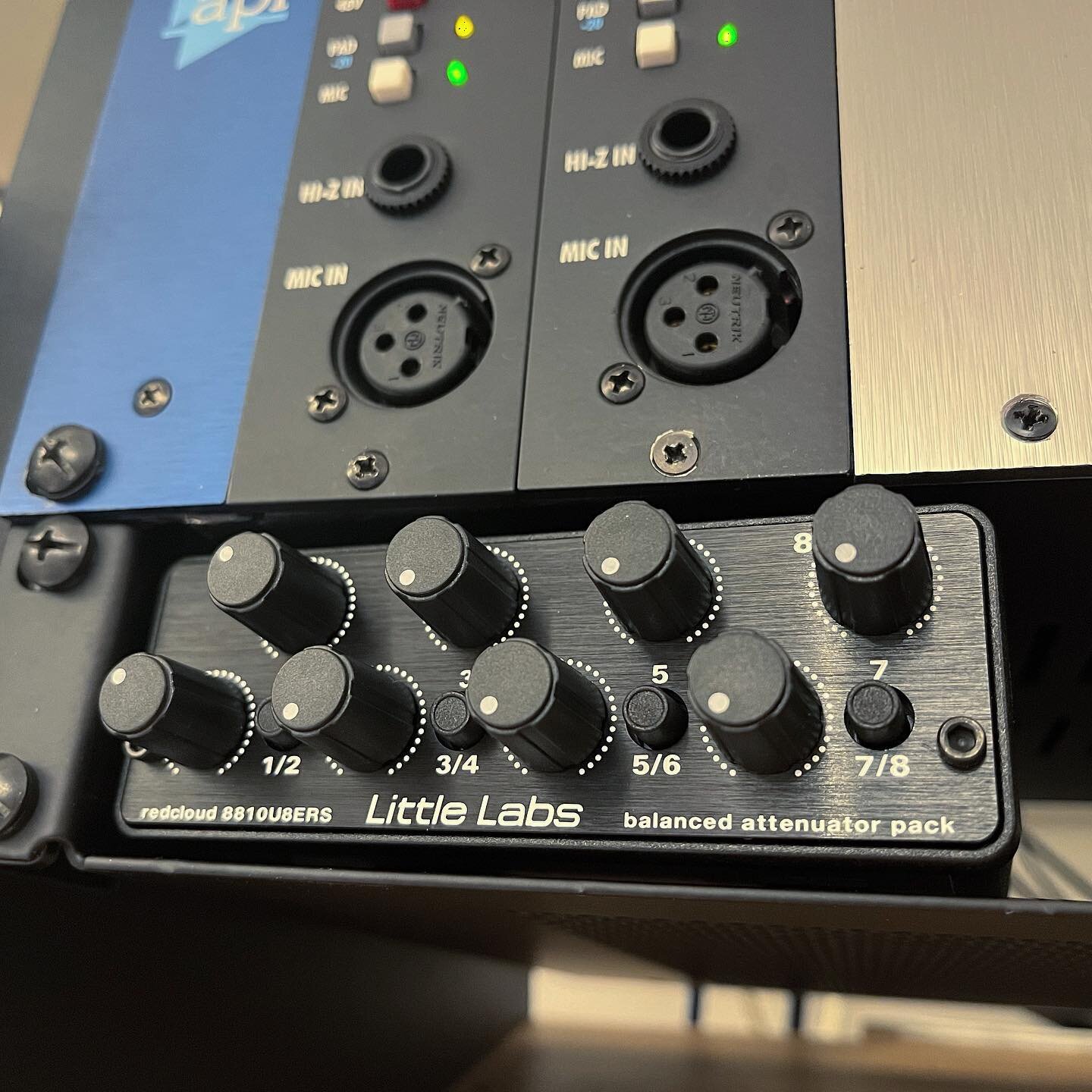 A dull post for the majority (look away now if you&rsquo;re bored by audio gear!) but I&rsquo;m very excited by this Little Labs Redcloud. Looks modest but it&rsquo;s going to make the world of difference unleashing the full throttle of my API 512c&r