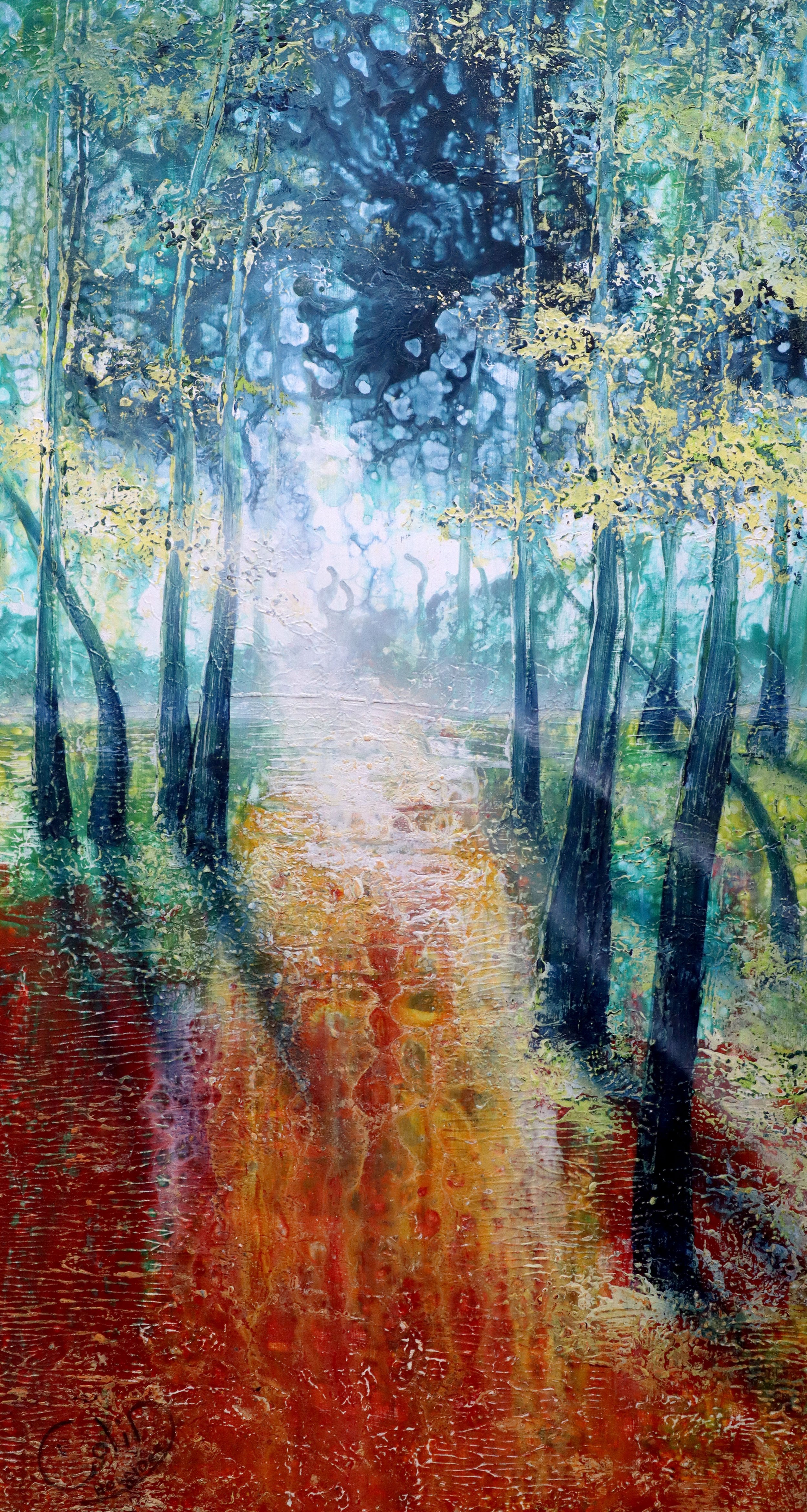 Southern French Oaks
Original 80 x 40 cm
Mixed media on board
£1900