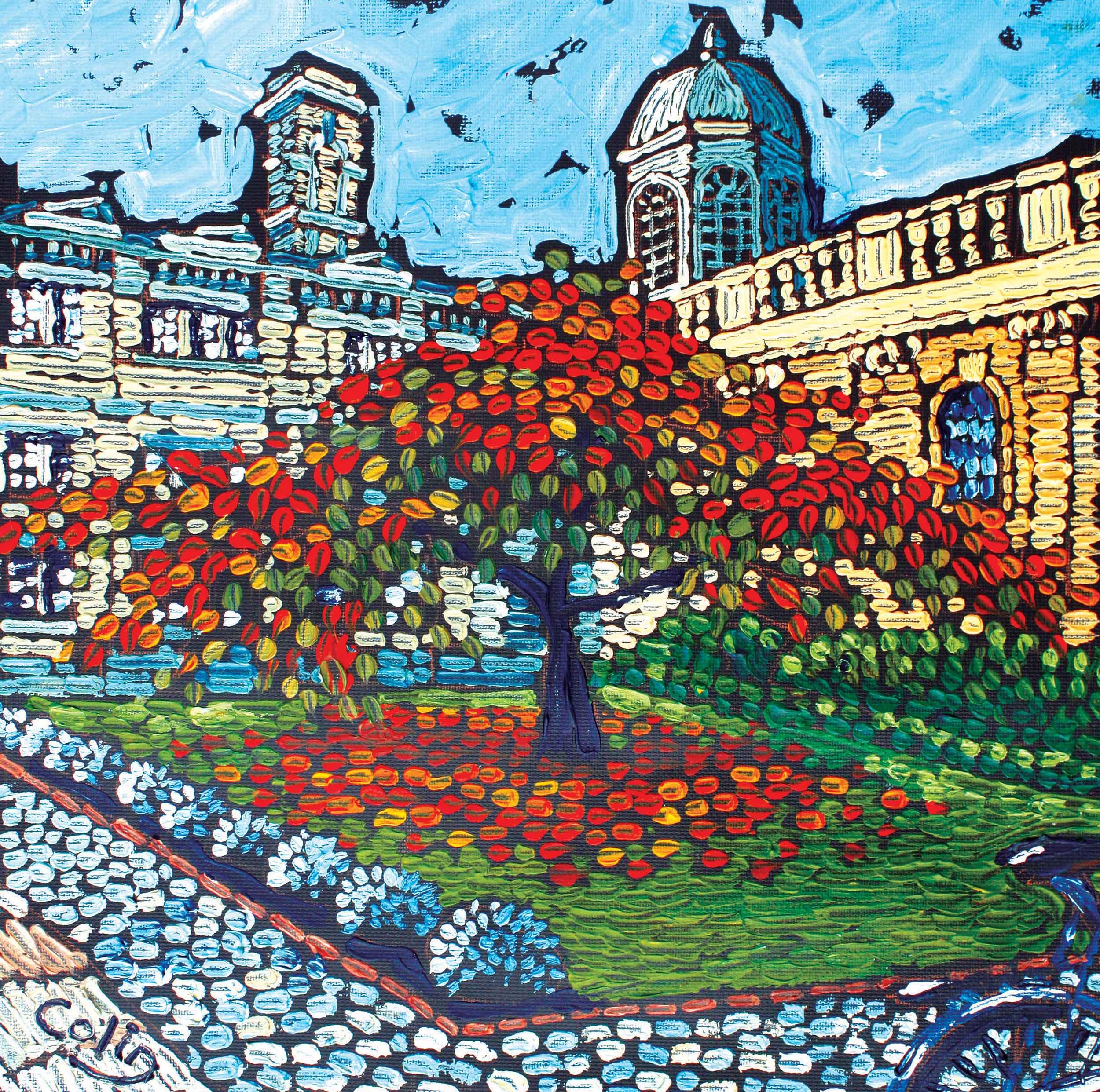 College Court Yard
Original 30 x 30 cm
Palette Knife / Acrylic
£550