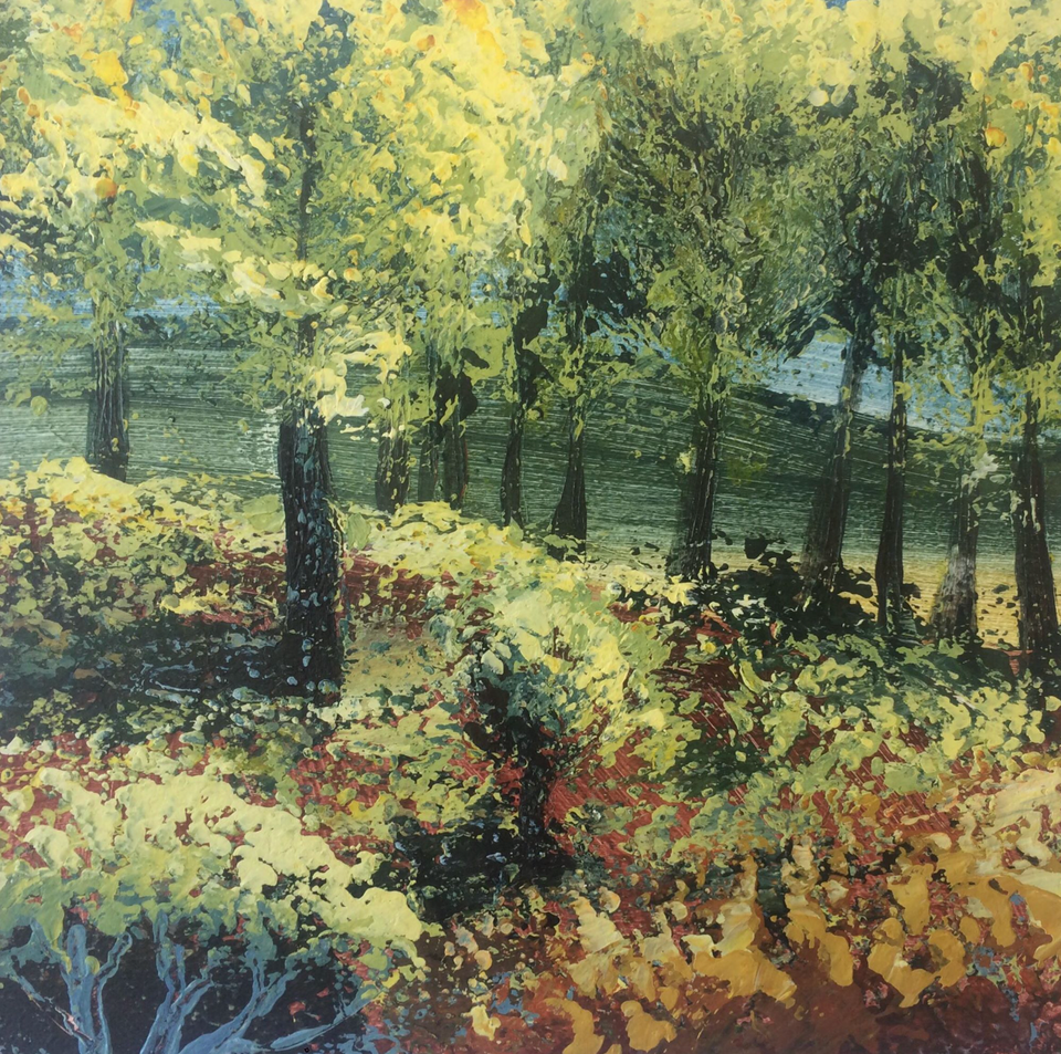 The Aragon Woodlands
Original 300 x 300 cm
Acrylic on board
£650