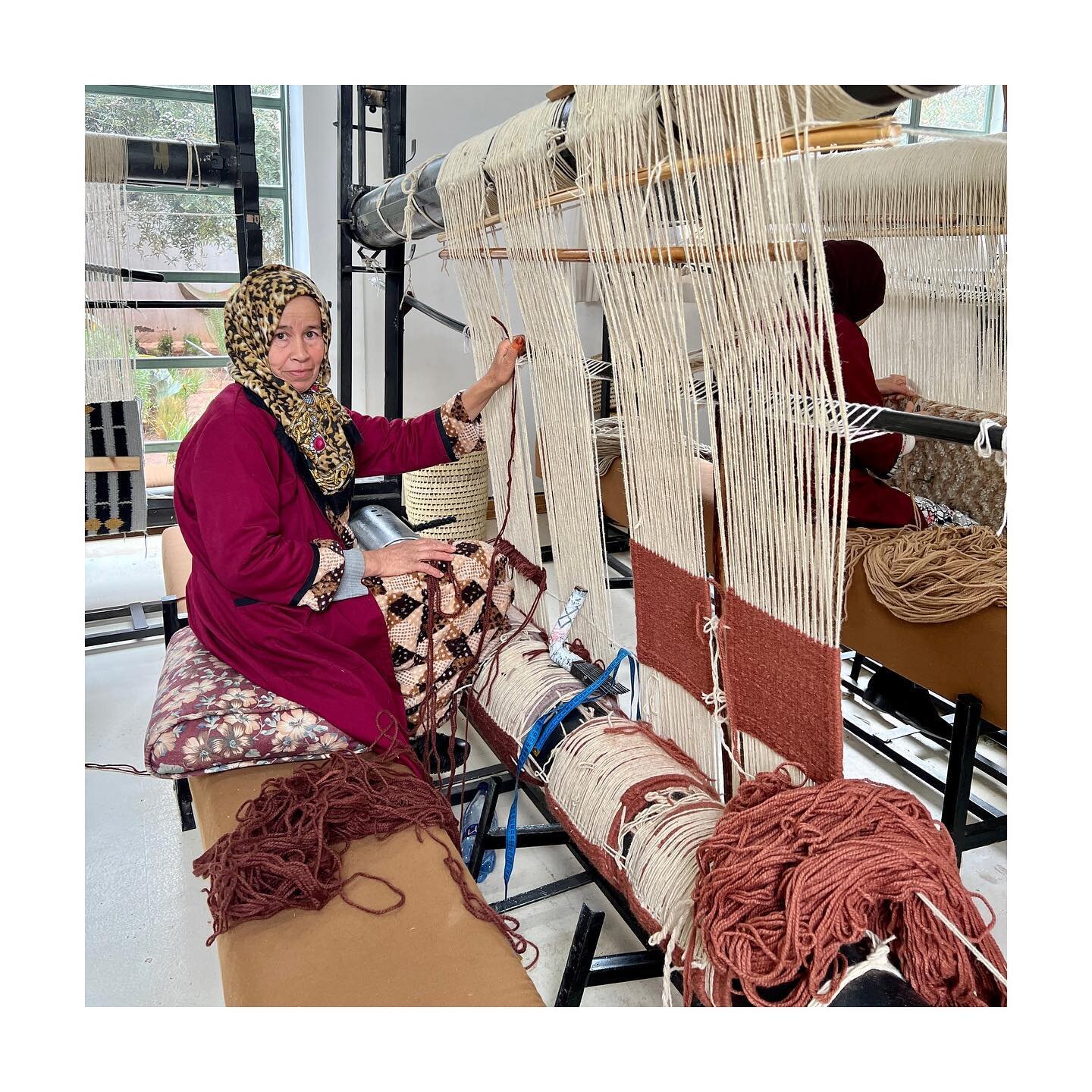 We had a fab time being shown around Beni Rugs&rsquo; factory in Morroco last week - their rugs are handwoven from the softest, highest-quality wool by the same community of shepherds, dyers, and weavers that have been creating rugs together for gene