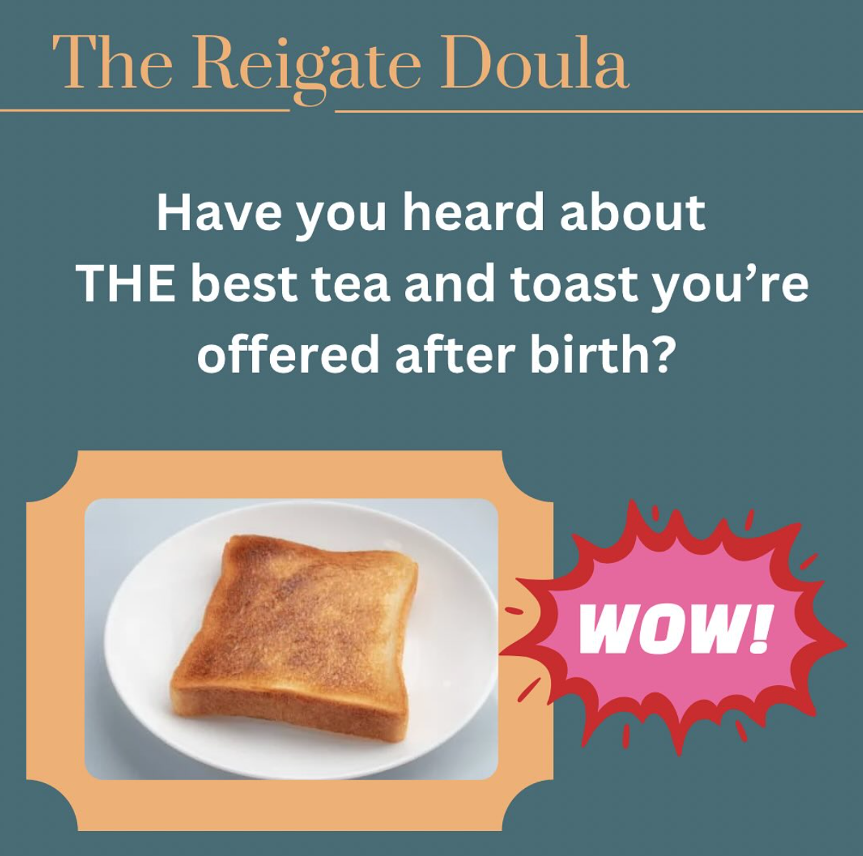 Are you excited for the BEST tea and toast you’ve ever had?