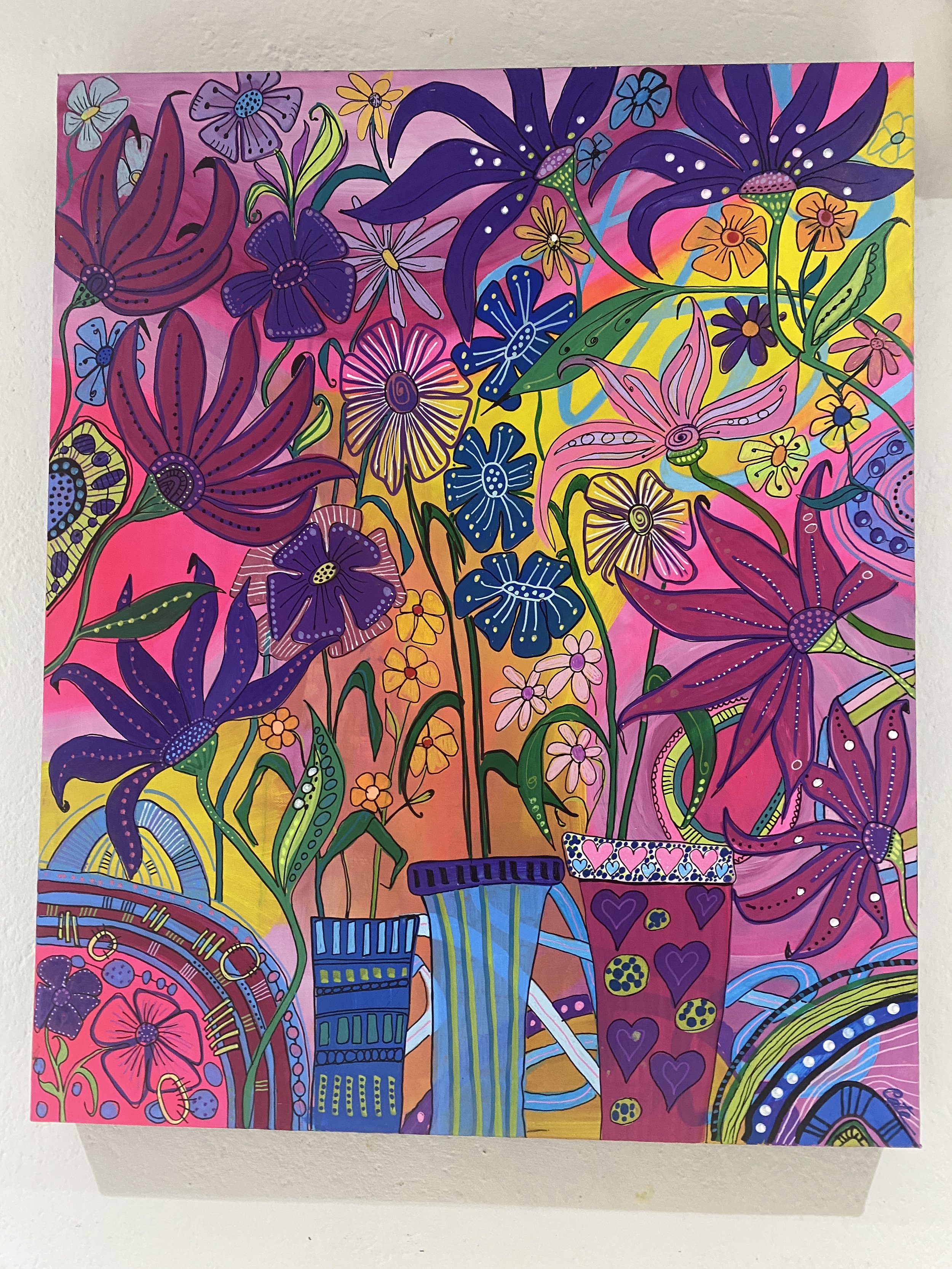 Flower Party I (46 x 56).JPG