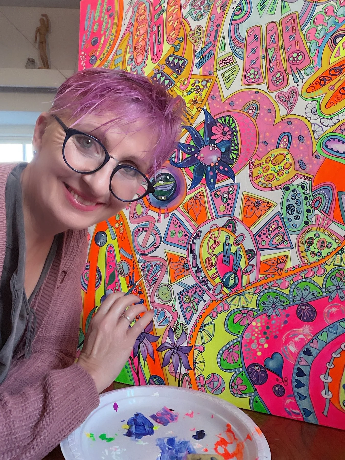 Finishing off a fantasy canvas