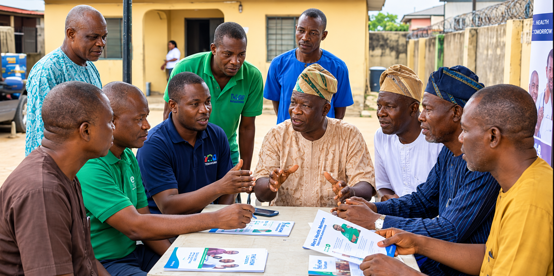 Taking the first step: The HOW Foundation’s PSA initiative encourages men to be more proactive about their prostate health. 