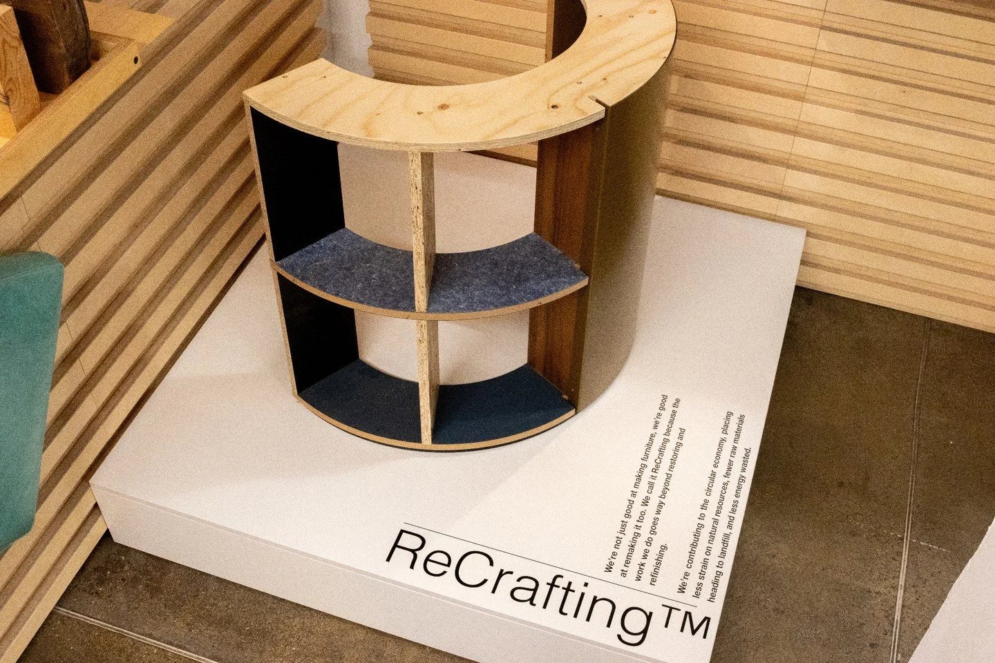 Opus Magnum | ReCrafting&trade; 

We transform the overlooked and the unwanted into pieces with renewed purpose, giving commercial furniture a second story. A salvaged ceiling joist may become an elegant dining table, while a dated meeting table can 