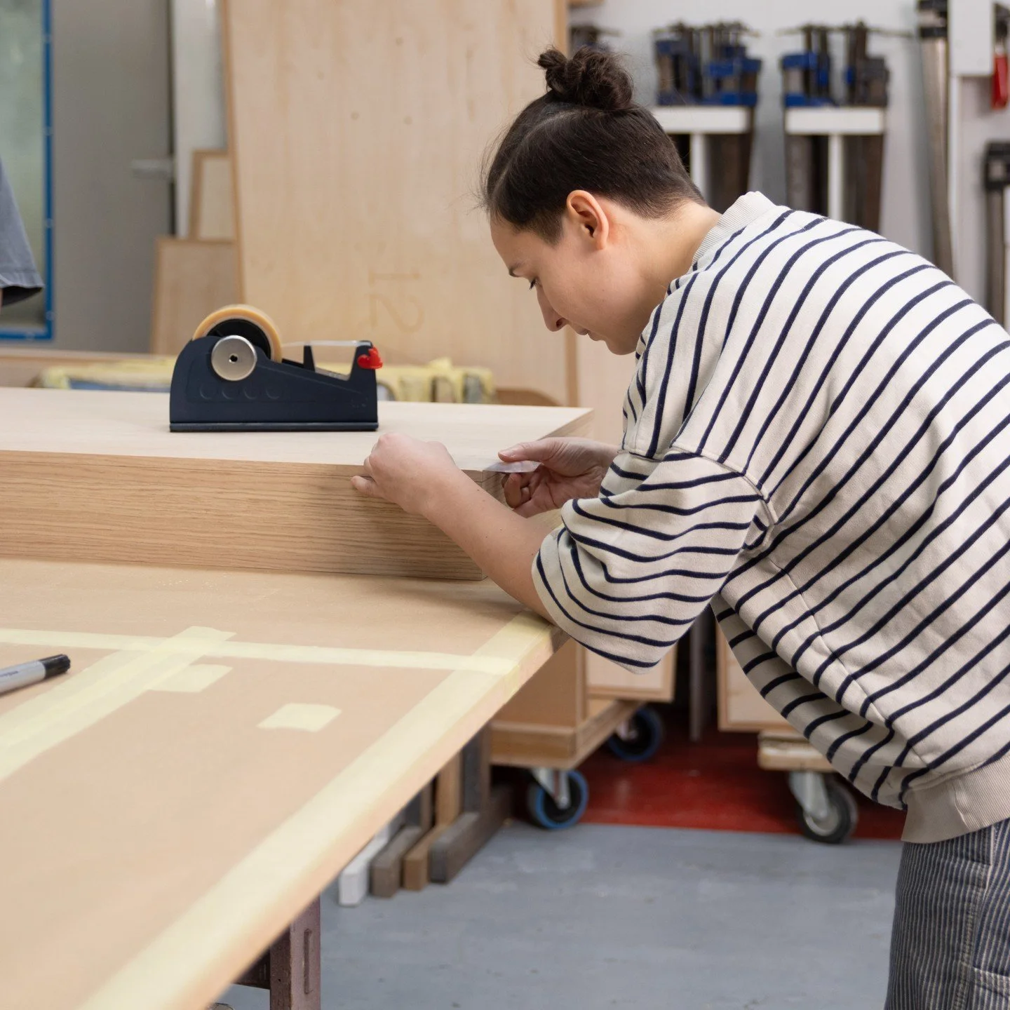 Meet The Team | Teresa
Furniture Maker

Q&amp;A
What&rsquo;s your favourite timber? Every wood - it&rsquo;s like choosing a favourite baby.
What&rsquo;s your favourite machine? Panel saw (used to be scared of it)
First piece of furniture you remember