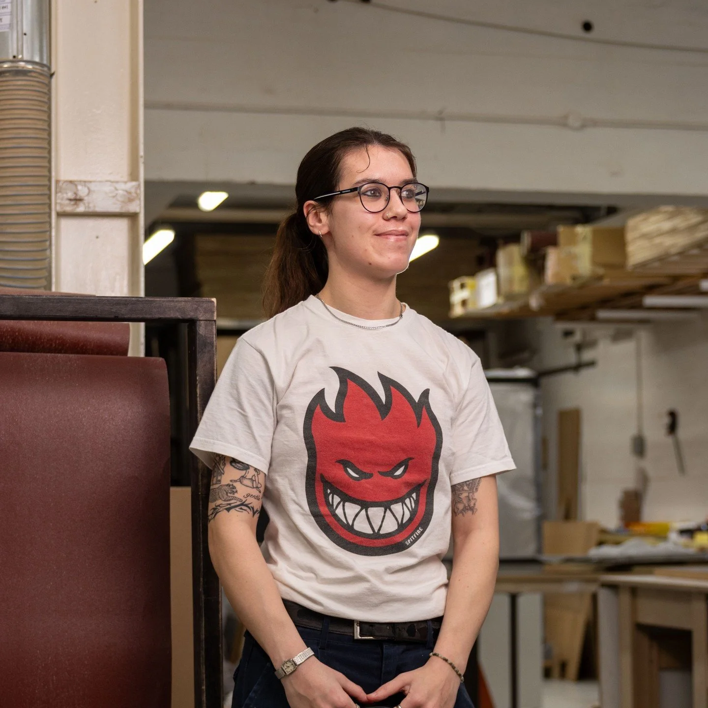 Meet The Team | Sasha
Furniture Maker

Q&amp;A
What&rsquo;s your favourite timber? Oak
What&rsquo;s your favourite machine? Wall Saw - very satisfying to use. 
First piece of furniture you remember making? Plant pot for my auntie. 

Photograph by @s_