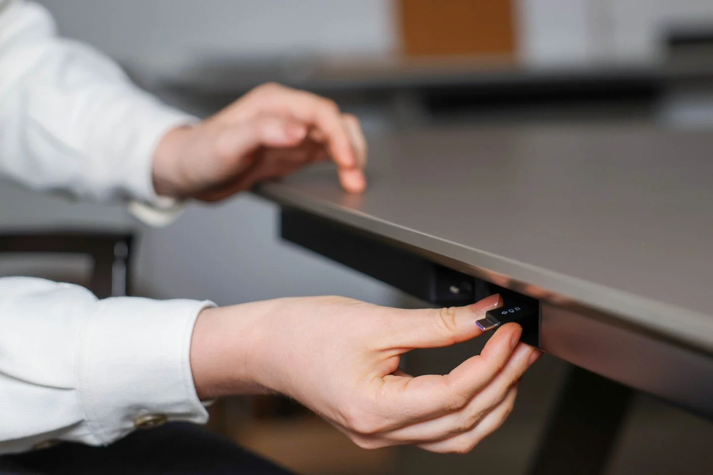 We specialise in integrating project-specific connectivity into our furniture. Whether it&rsquo;s tabletop or edge-mounted, we develop custom solutions that keep the design clean and the tech accessible.

#DesignDetails #CommercialInteriors #MadeInLo