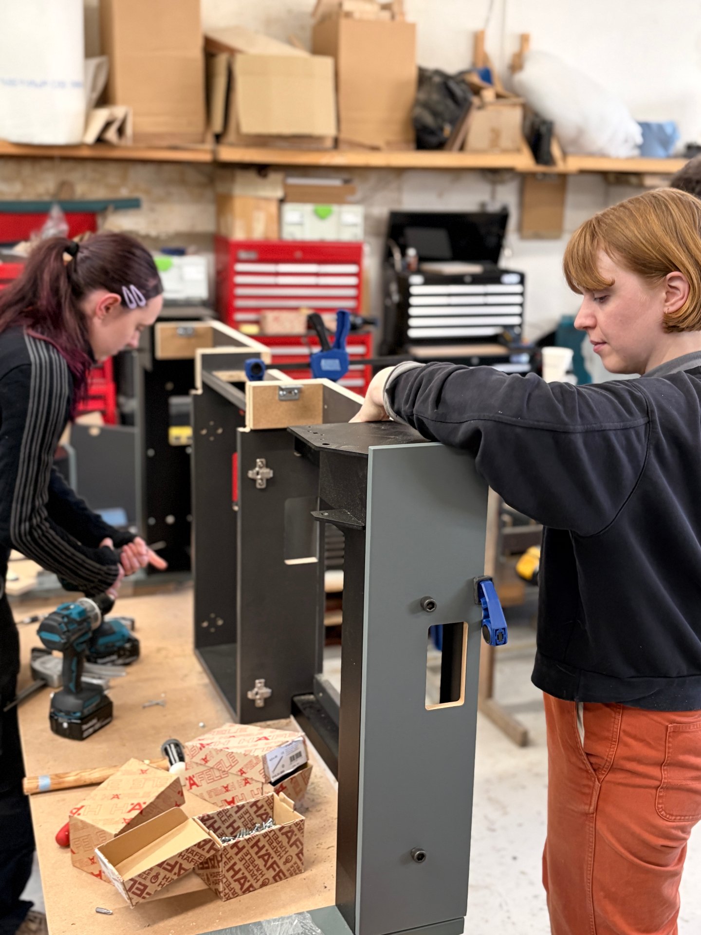 Most commercial furniture is outsourced and out of sight. Ours is made right here in our South West London workshop. By investing in the best machinery and the finest craftsmen, we maintain total control over the process. Whether it&rsquo;s a single 