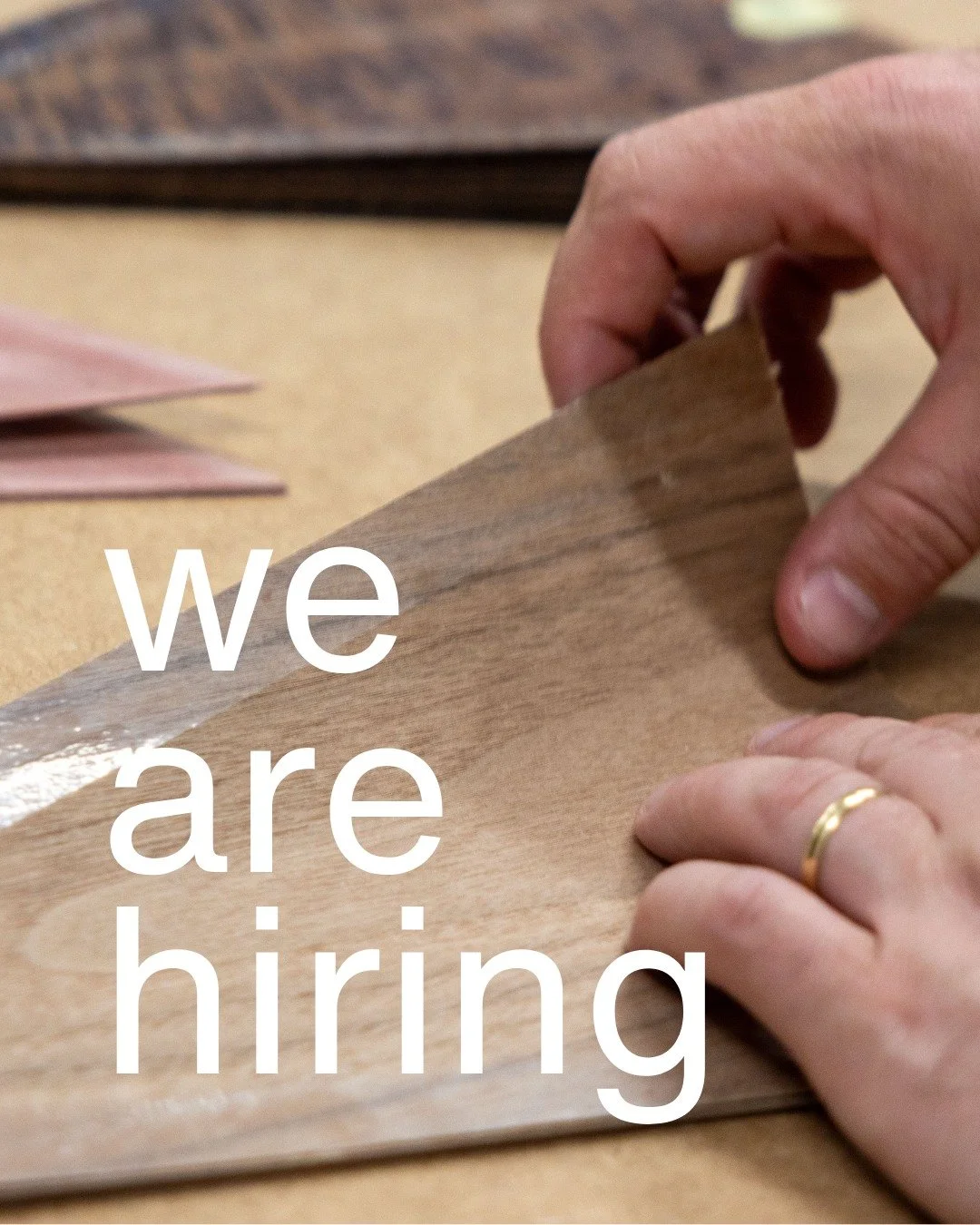 We are hiring | As our employee-owned team continues to grow, we have exciting opportunities available across several key areas of the business:

Senior Furniture Maker
Middleweight / Senior Draughtsperson
Sales Lead
Technical Sales Lead

To find out