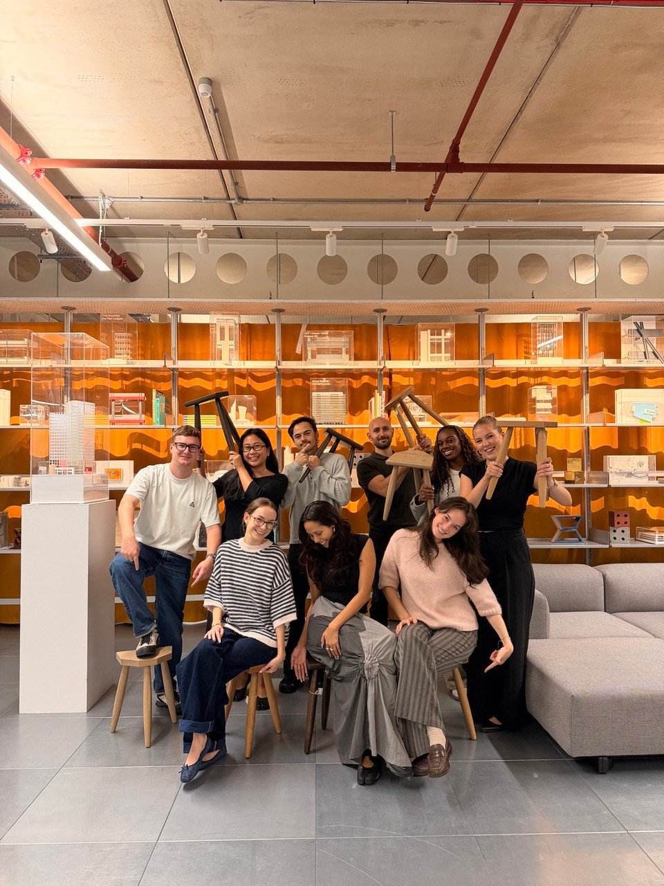 From workshop to site.

Following our recent Meet + Make session, we had the pleasure of delivering the finished stools back to the team at @fletcherpriestarchitects.

Each piece crafted by hand using off-cuts from past projects, is now complete, pol