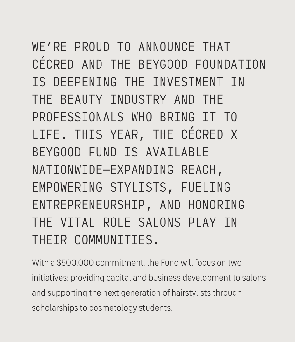 Cécred - The Beygood Foundation