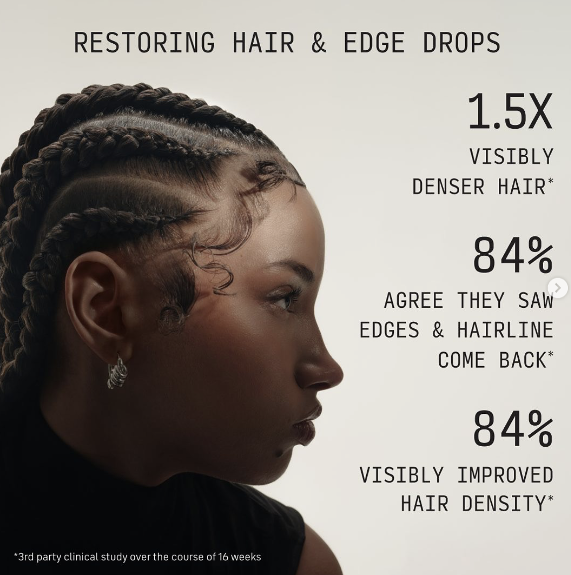 Restoring hair and edge drops