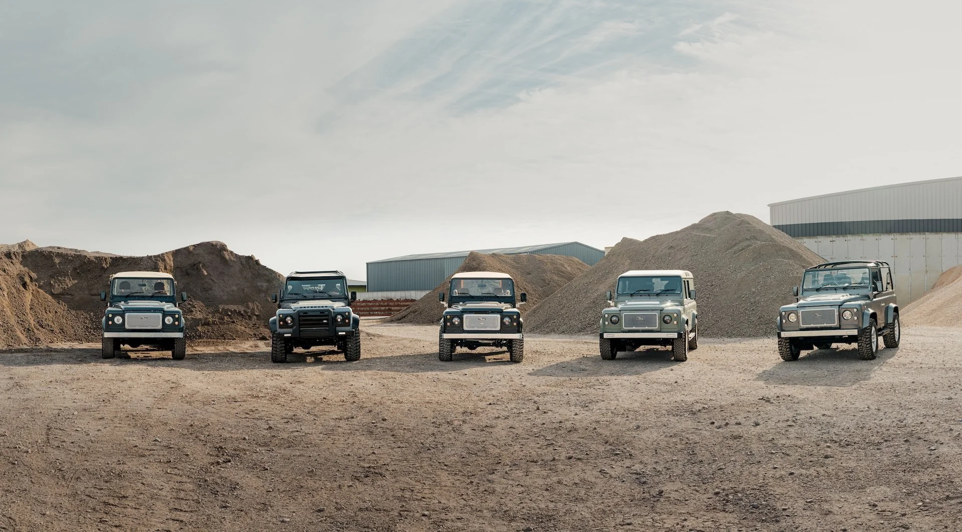 Shoreline custom Land Rover Defender collection — Beach, Heritage, Modern, Villain