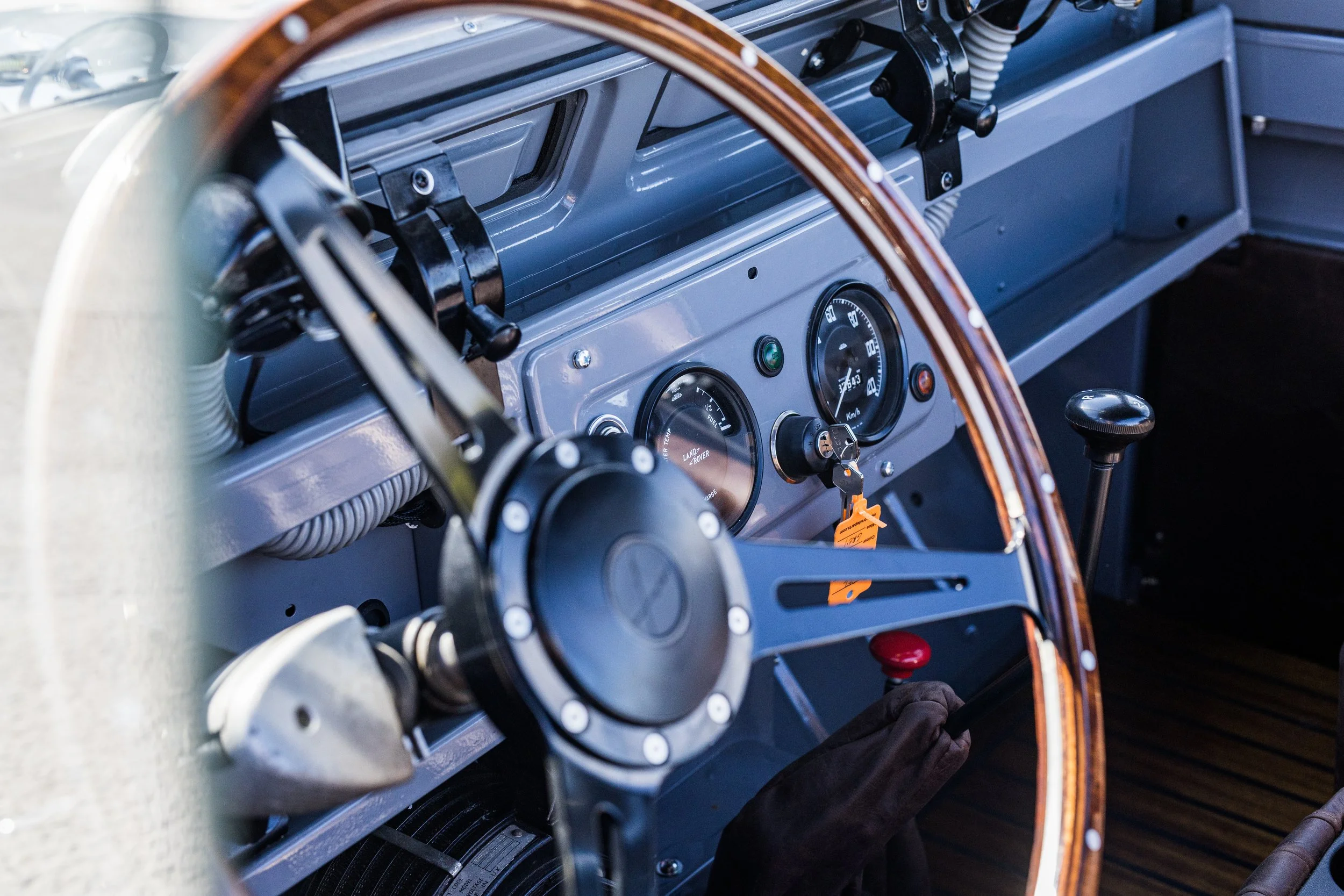 Shoreline Land Rover Series 2A interior craftsmanship