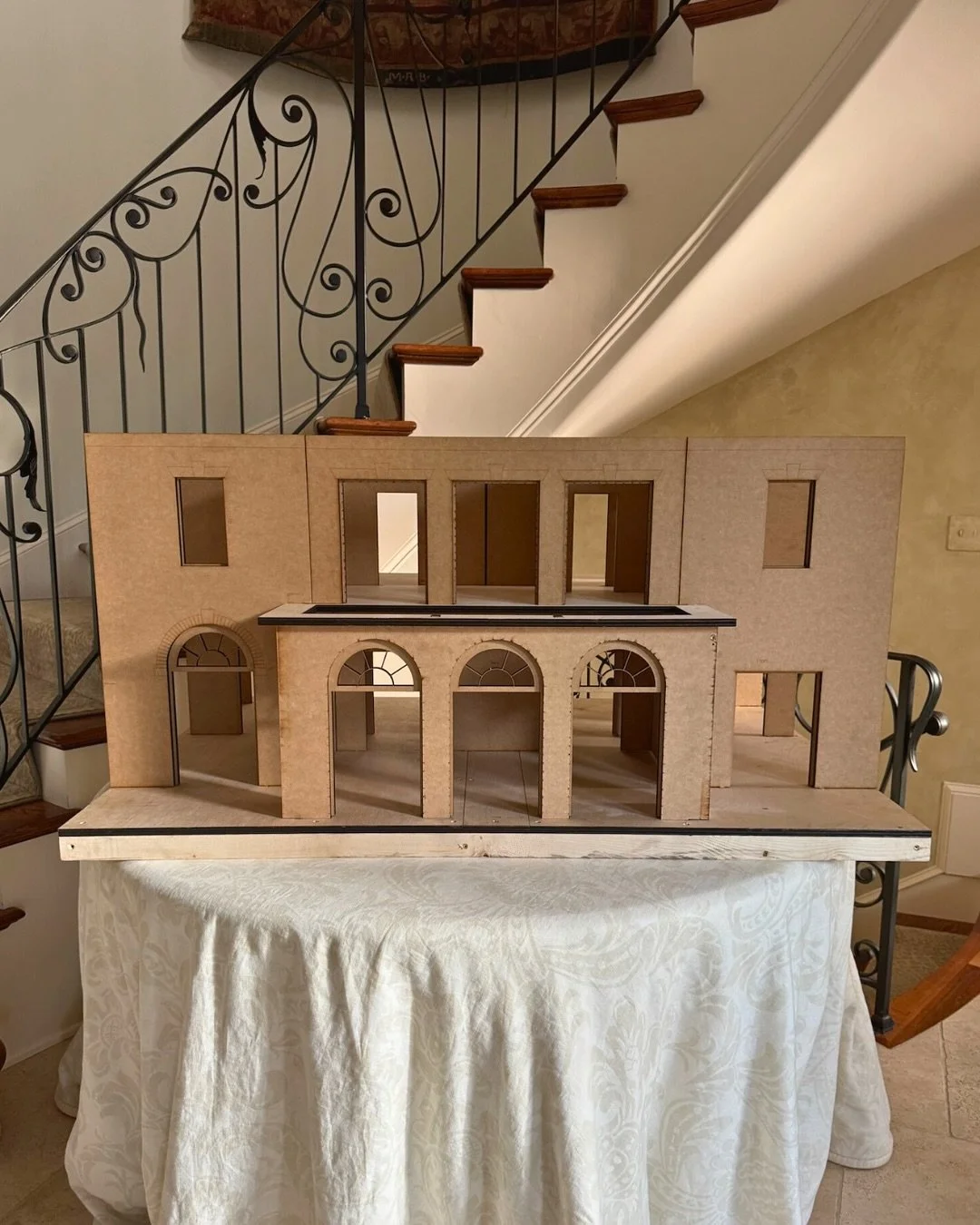 Before the beauty&mdash;comes the build.

Here&rsquo;s a peek at the bare bones of our dollhouse for @lapetitemaisongala, where miniature meets meaningful. Every detail, no matter how tiny, starts with thoughtful structure&mdash;and we can&rsquo;t wa