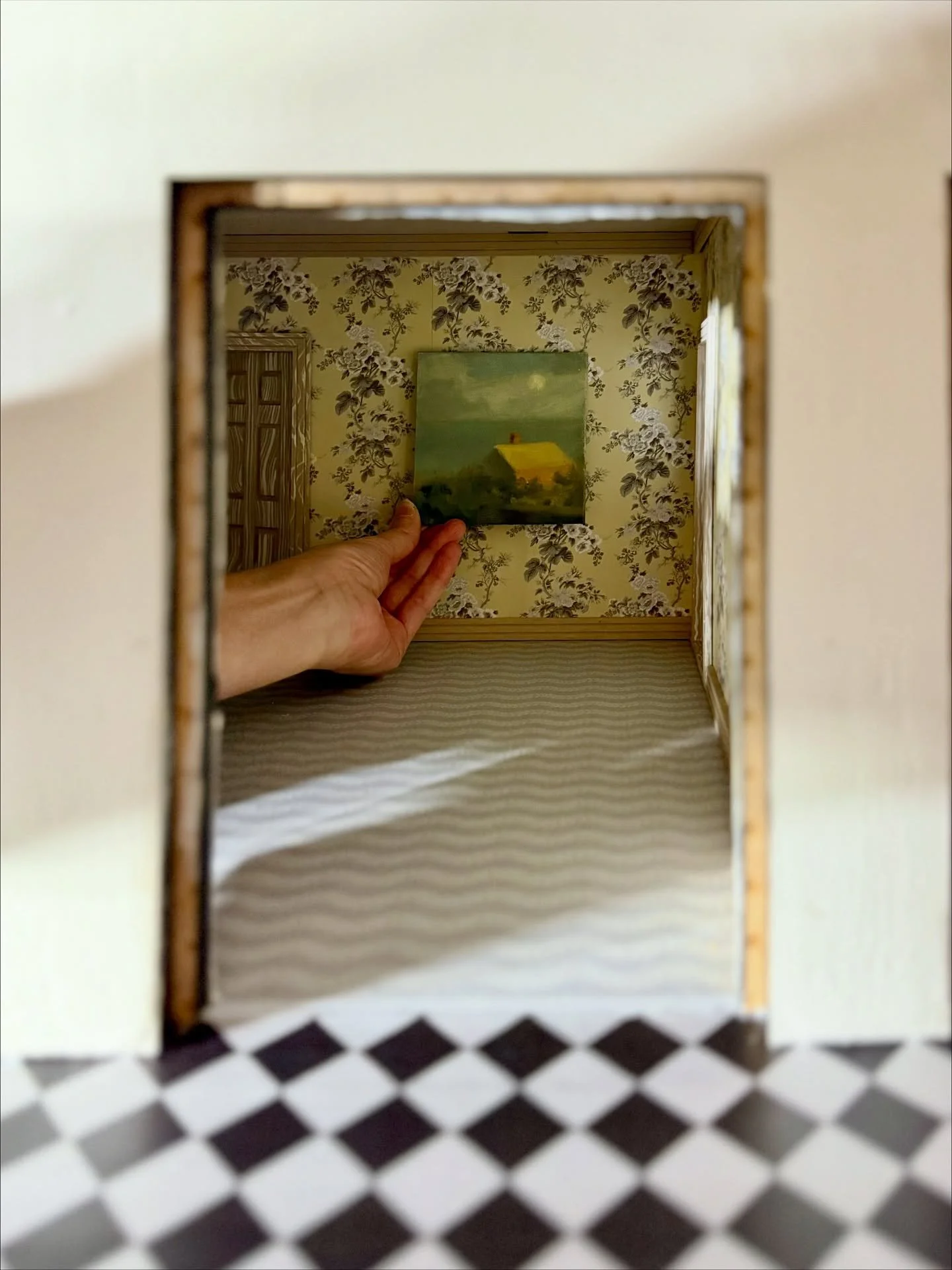 Installation day, but make it miniature. ✨

Every tiny detail of our @lapetitemaisongala dollhouse came together beautifully &mdash; hand-painted accents, upholstered chairs no bigger than a fingertip, delicate tile layouts, and scaled-down wallpaper