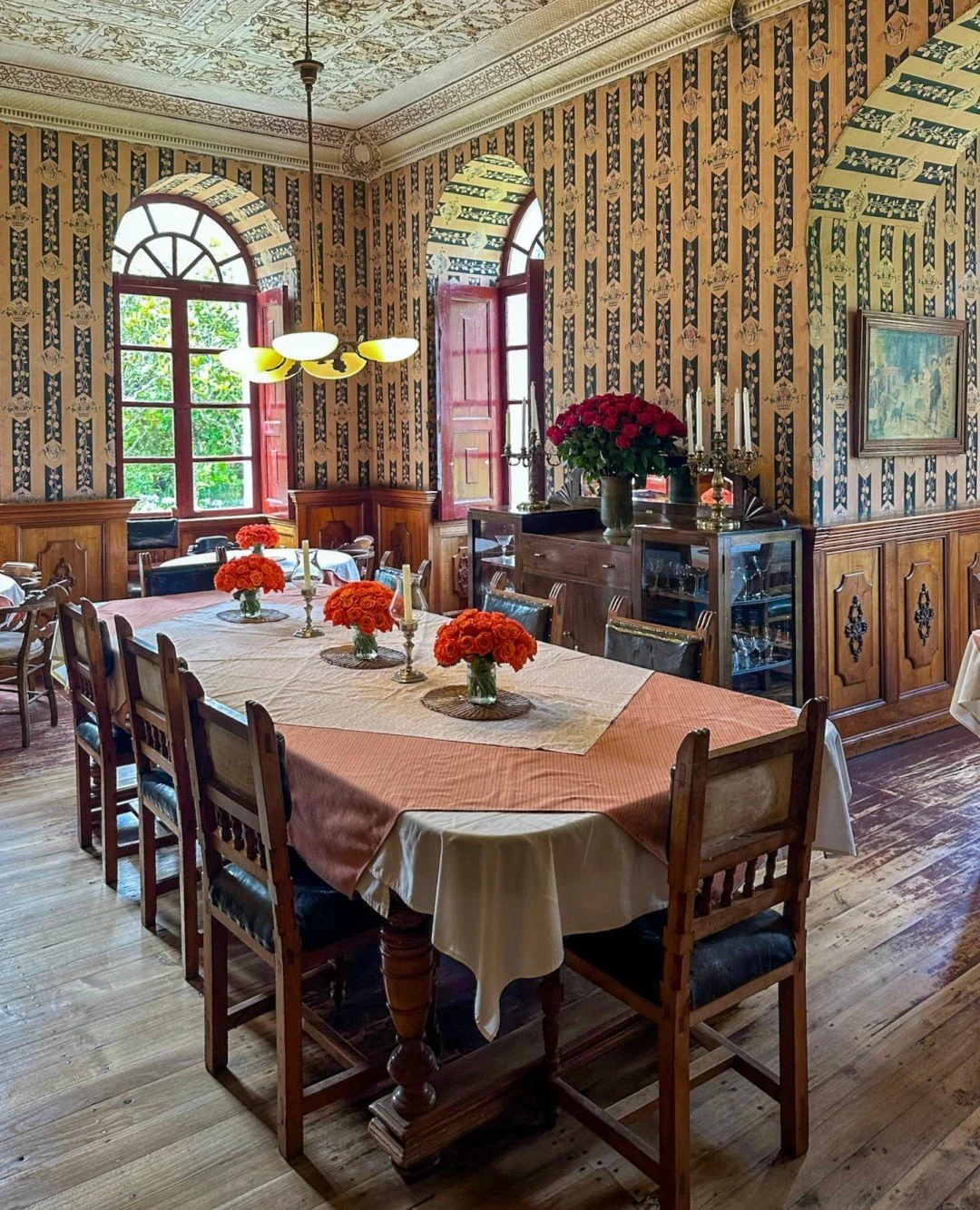Drawing inspiration from this rose-filled table we saw on our visit to Ecuador. For us, Galentine&rsquo;s is about the women who show up, sit down, and stay awhile. A space layered with florals and room for conversation feels like the right kind of c