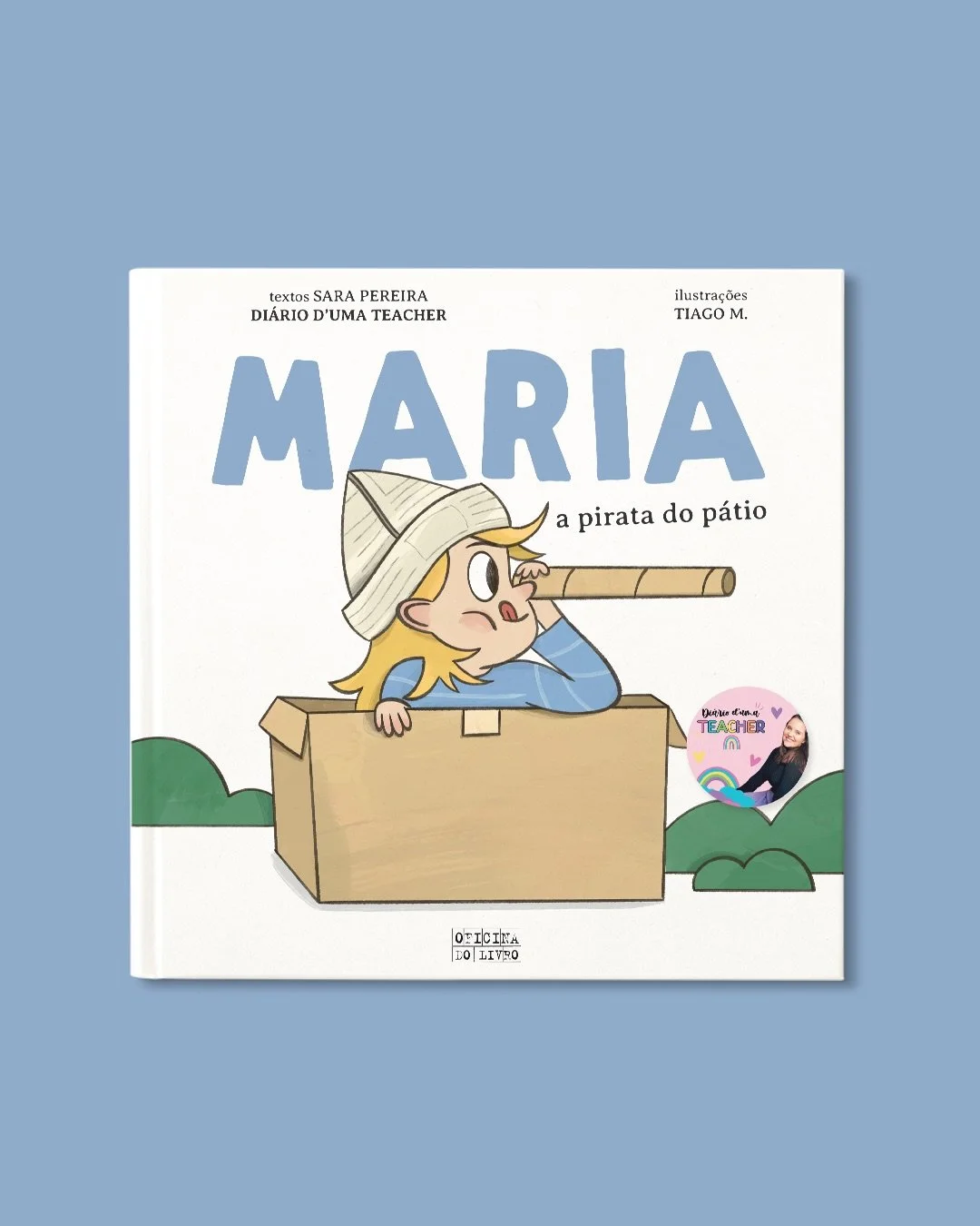 Sai hoje este livro duplo &mdash; &ldquo;Maria, a Pirata do P&aacute;tio&rdquo; de um lado e &ldquo;Miguel, o Maestro dos Sonhos&rdquo; do outro. Escrito pela @diariodumateacher e editado pela @leya_portugal, sob a chancela @oficinadolivro.

&Eacute;