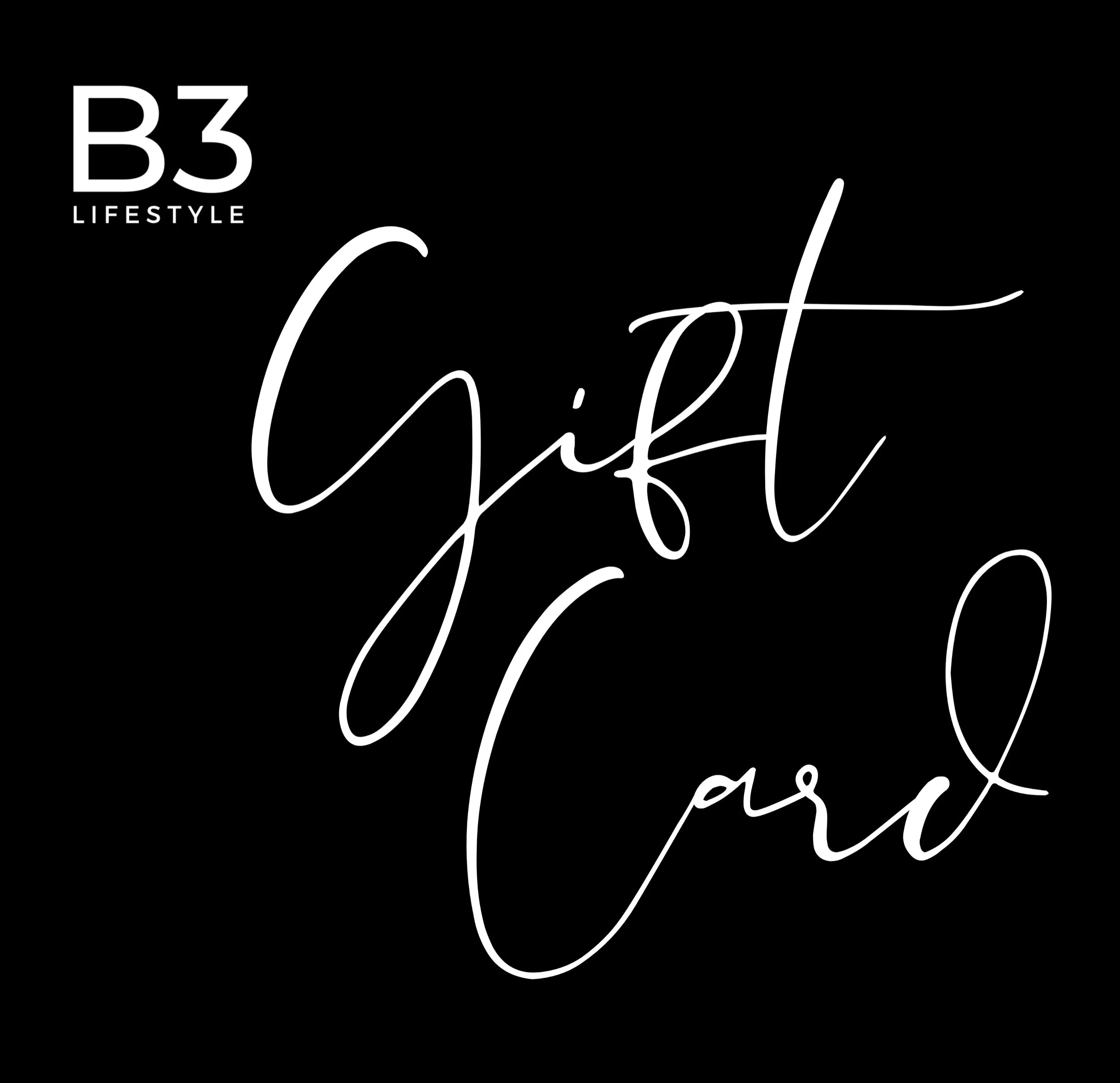 B3 Gift Card