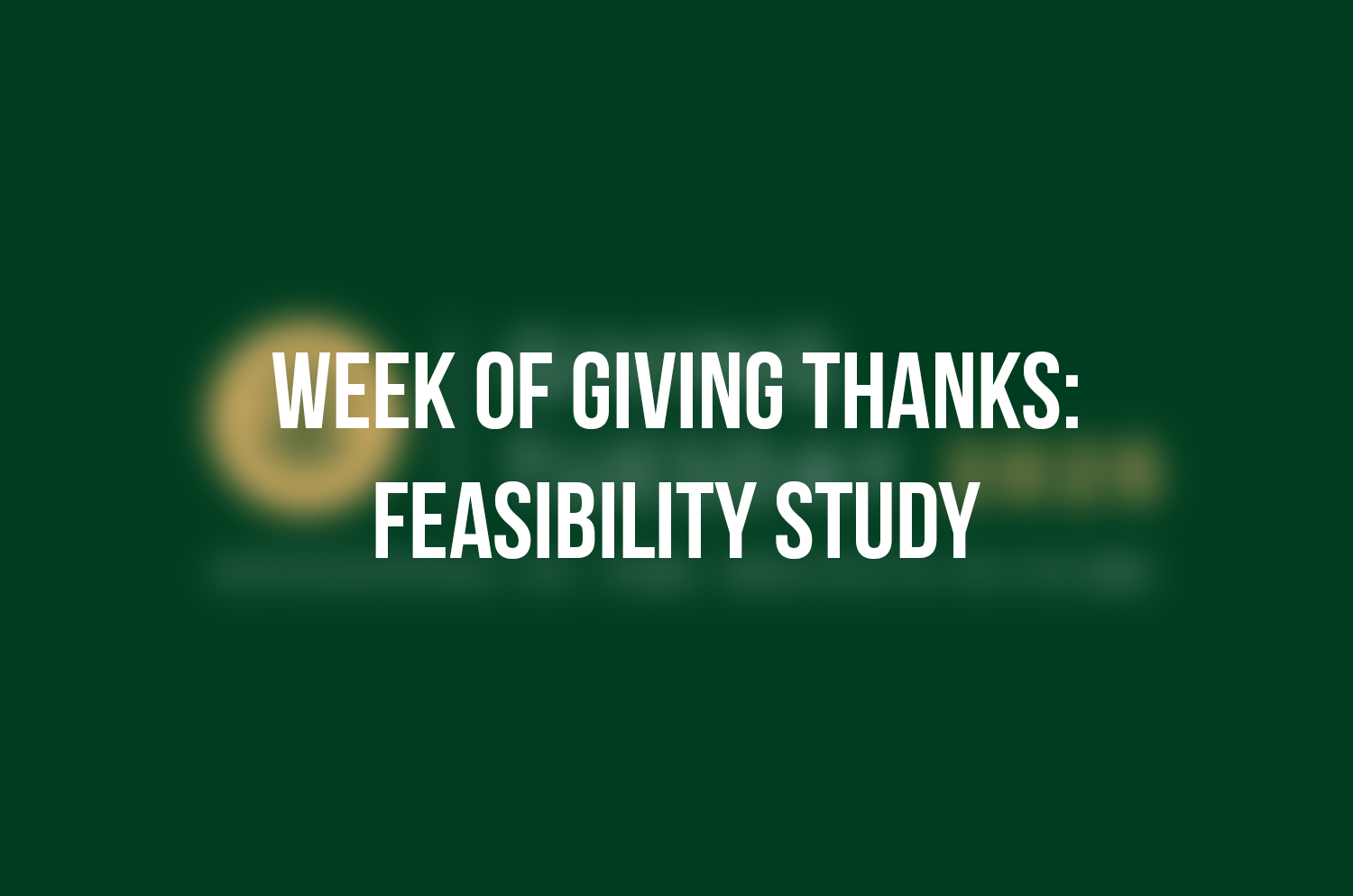 Week of Giving Thanks: Day 5 
