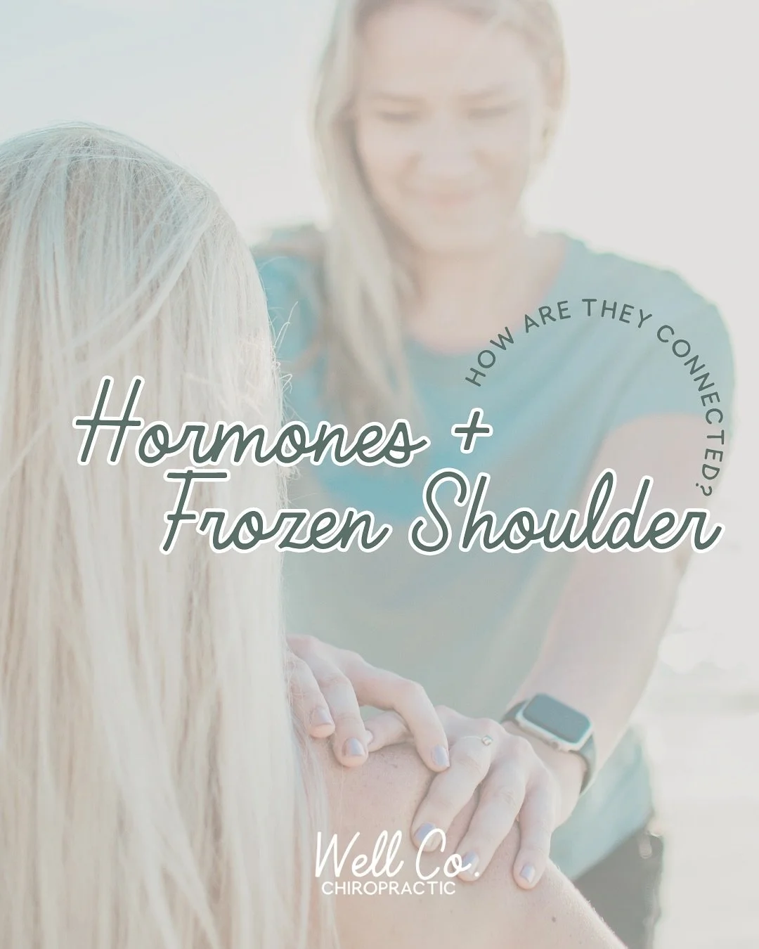 Frozen shoulder doesn&rsquo;t always come from an injury, sometimes it comes from your hormones.

During perimenopause and menopause, declining estrogen affects collagen, connective tissue, and joint lubrication &mdash; making your shoulder more vuln